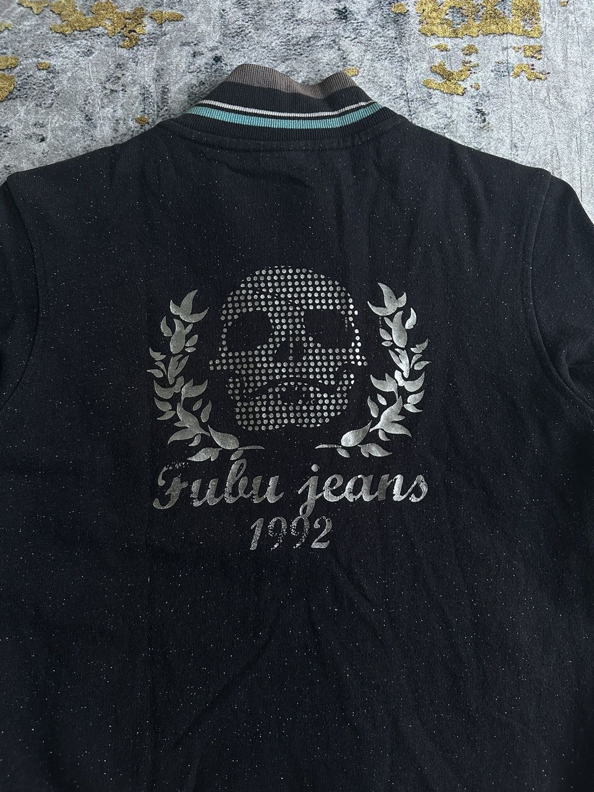 Hysteric Glamour GLITTER STUDDED SKULL FUBU LIGHT JACKET GOTHIC STYLE Size US XS / EU 42 / 0 - 8 Thumbnail