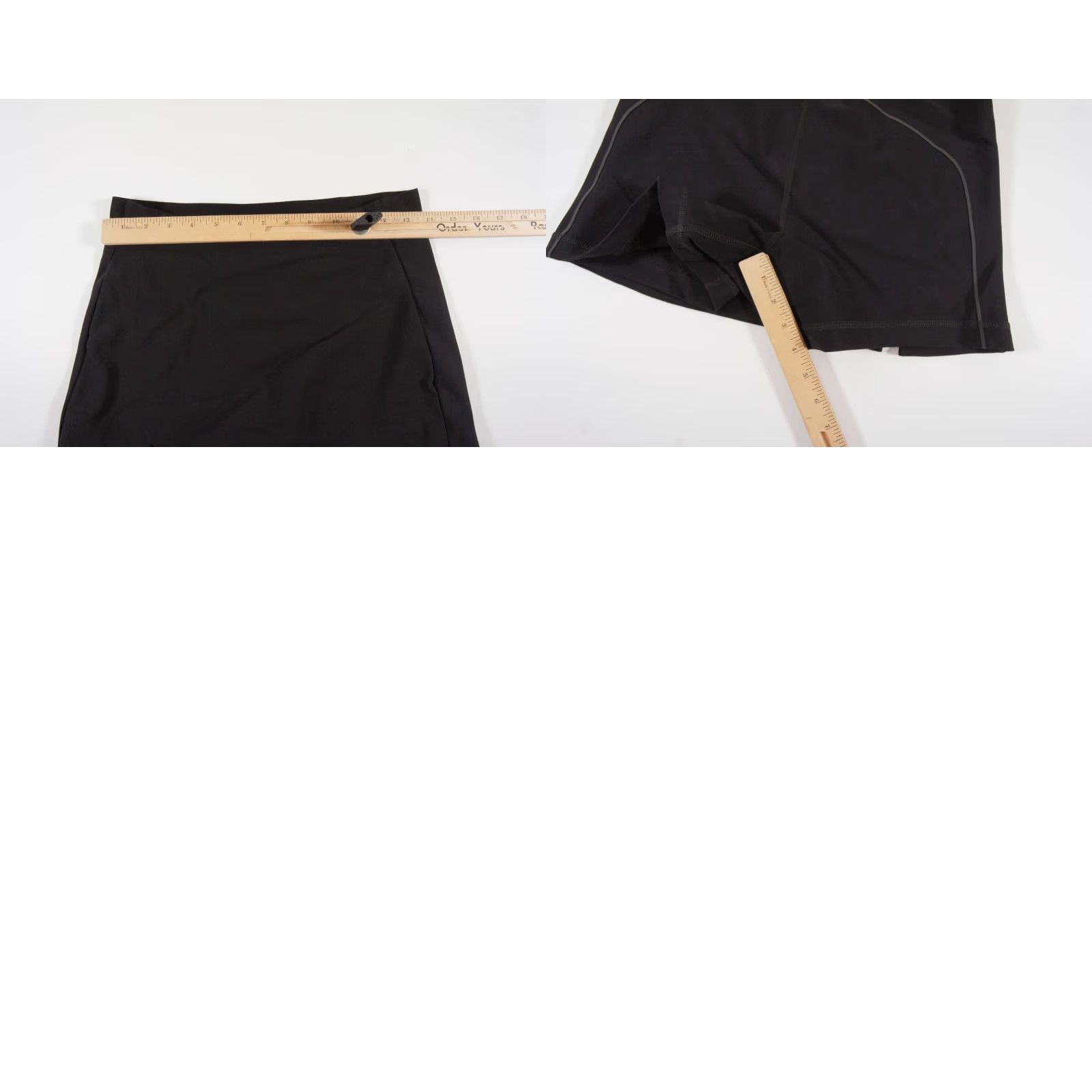 Coperni VINTAGE Coperni Women's Skort Short Skirt Casual Activewear Travel Size 6 Black Stretch Mini Size 28" / US 6 / IT 42 - 8 Thumbnail