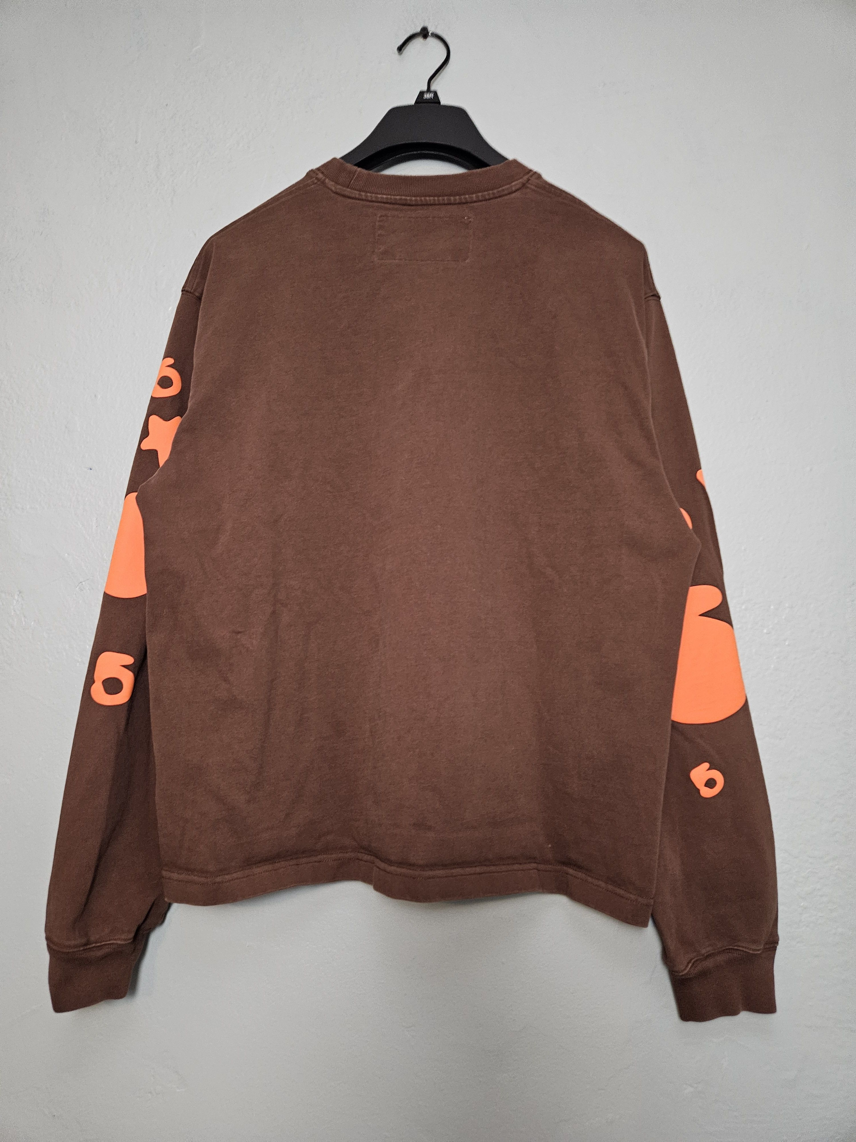 Sp5der Beluga Brown Orange Thick Long Sleeve Shirt Size US L / EU 52-54 / 3 - 2 Thumbnail