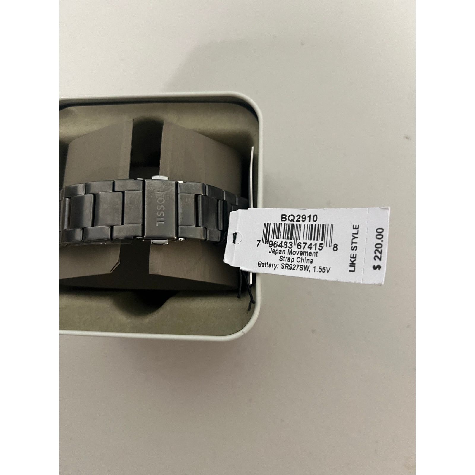 Fossil Fossil BQ2910 Bannon Multifunction Smoke Stainless Steel Size ONE SIZE - 7 Thumbnail