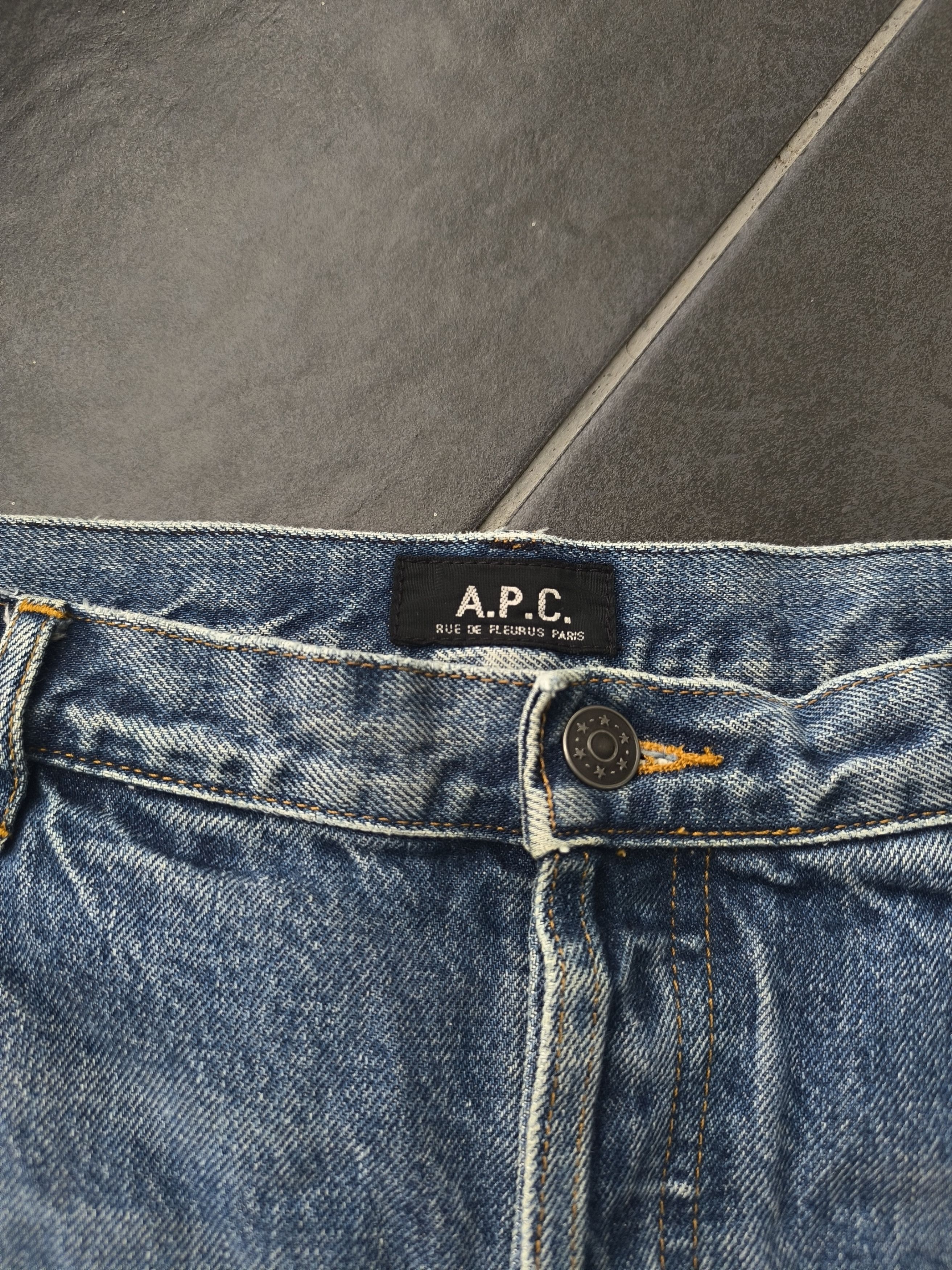 A.P.C. × Japanese Brand RARE APC CARPENTER JEANS Size US 30 / EU 46 - 4 Thumbnail