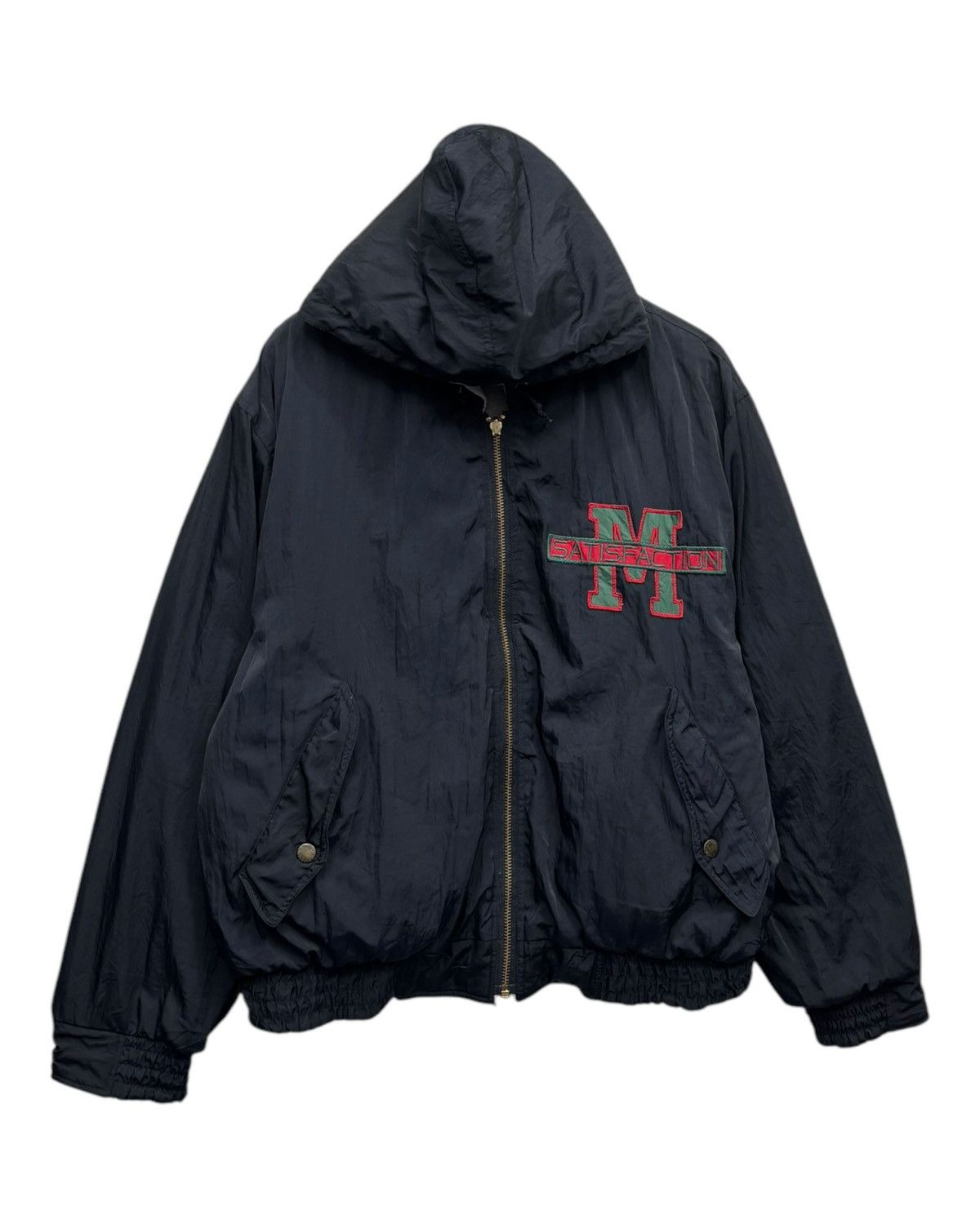 Issey Miyake RARE🔥MACHOPE SATISFACTION SENSATION BOMBER JACKET HOODIE Size US L / EU 52-54 / 3 - 10 Thumbnail