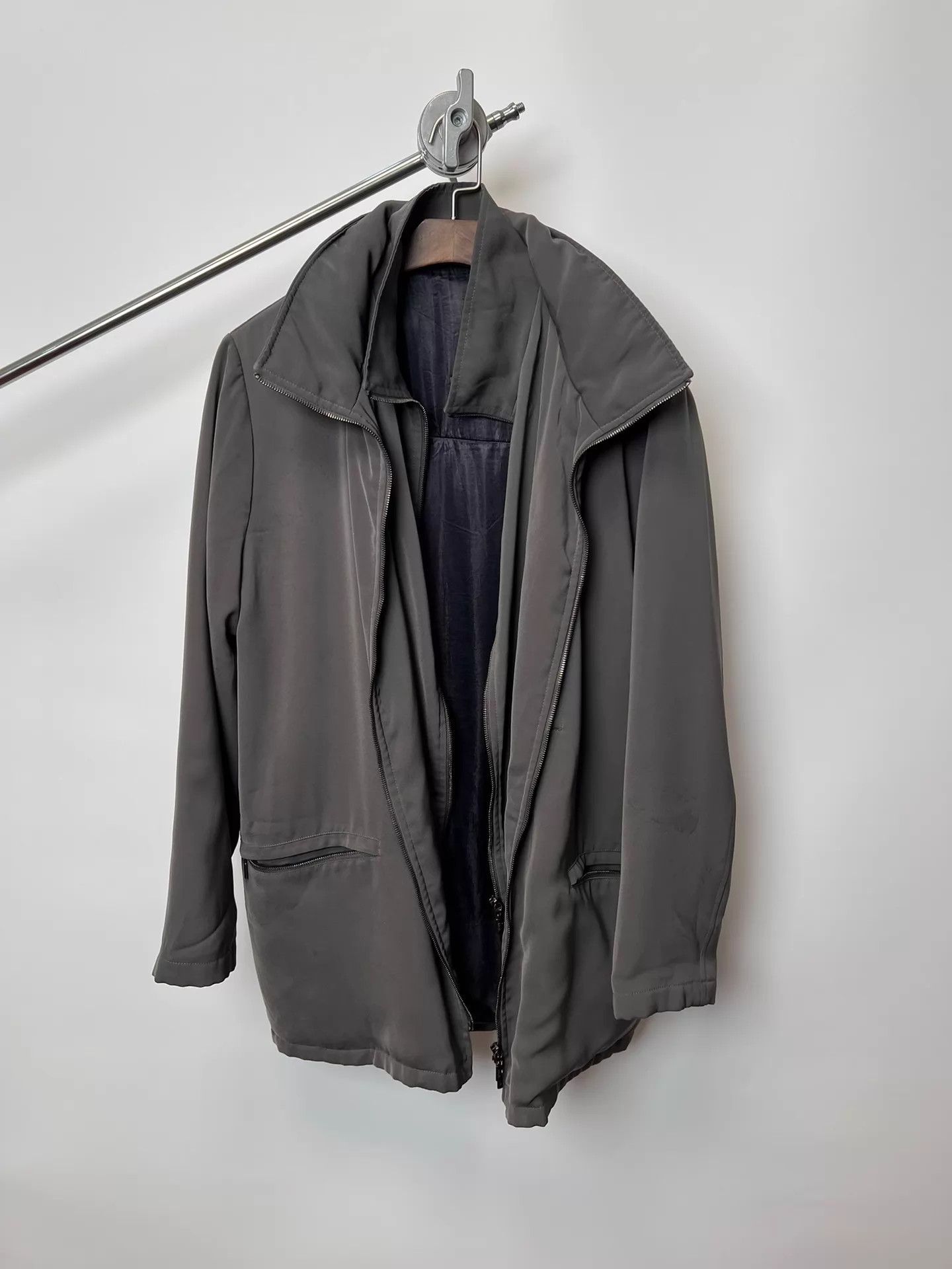 Armani Armani Collezioni Double Collar Two-Piece Hooded Jacket L Size US L / EU 52-54 / 3 - 5 Thumbnail
