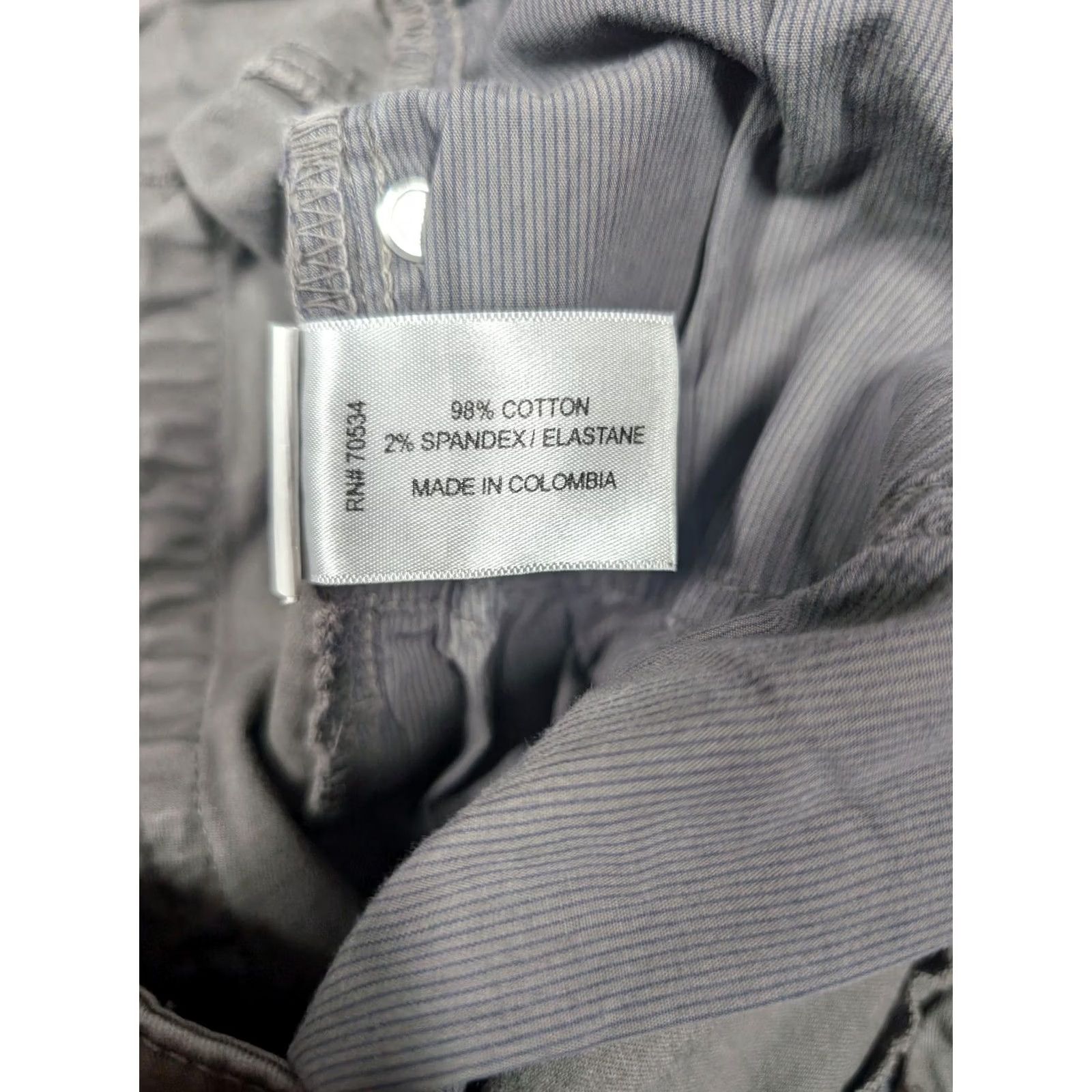 Orvis Orvis Five Pocket Pants Mens 40x30 Gray Stretch Cotton Twill Zip Fly Casual 1856 Size US 40 / EU 56 - 6 Thumbnail