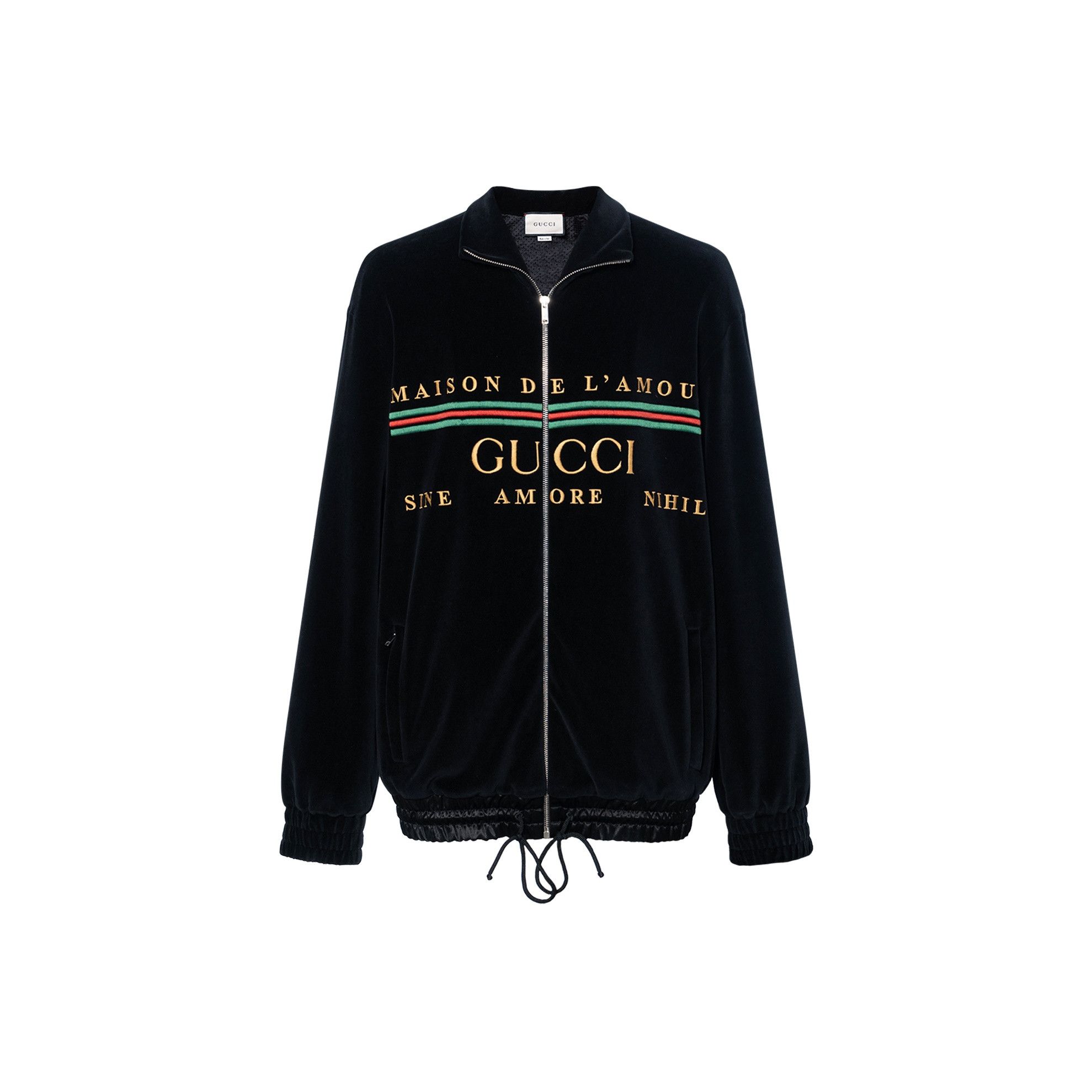 Gucci Gucci Logo Print Zip Jacket Size XL Size US XL / EU 56 / 4 - 1 Thumbnail