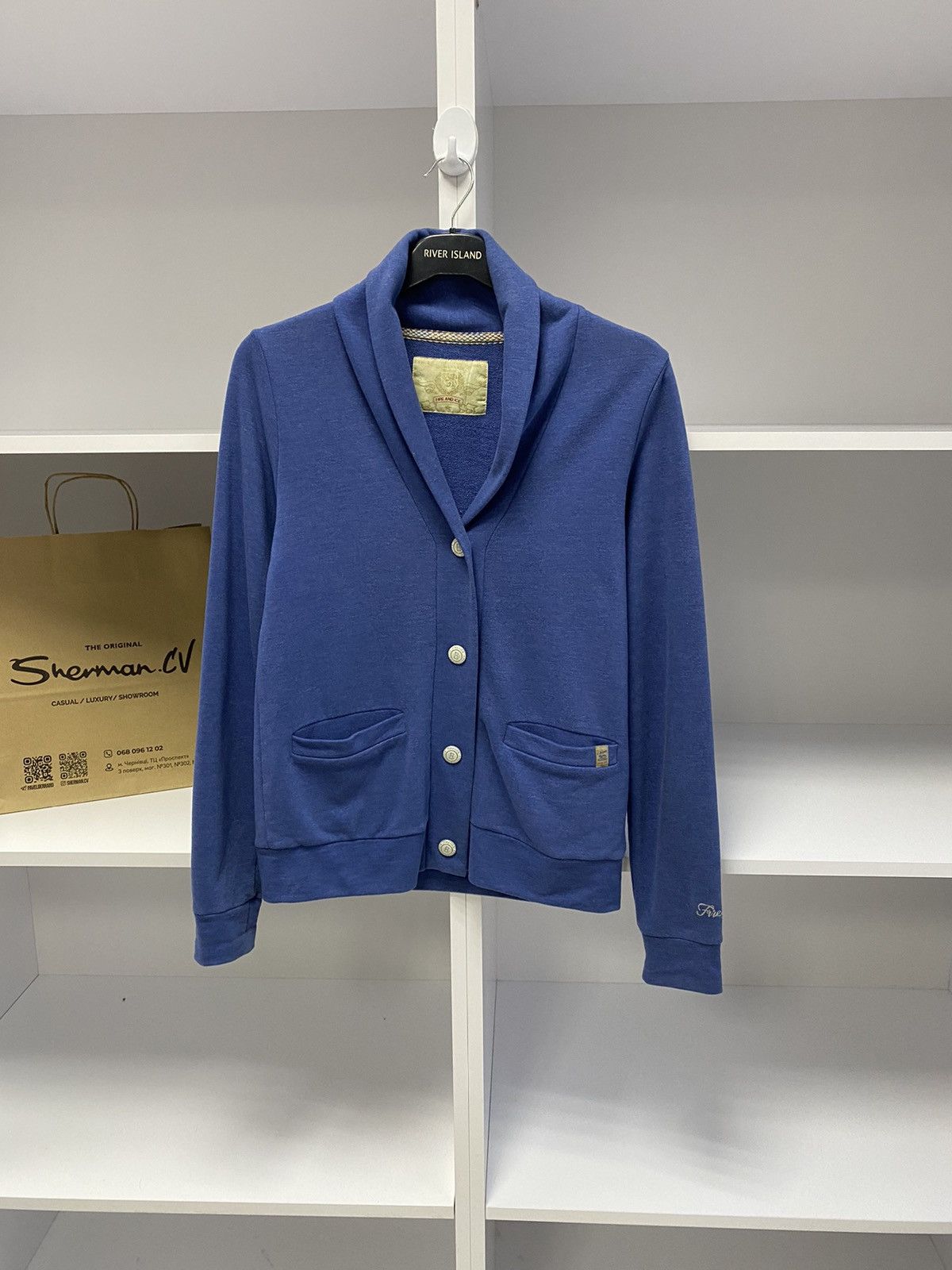 Bogner × Designer × Vintage Vintage Bogner Fire + Ice women's blue cardigan Size S / US 4 / IT 40 - 3 Thumbnail