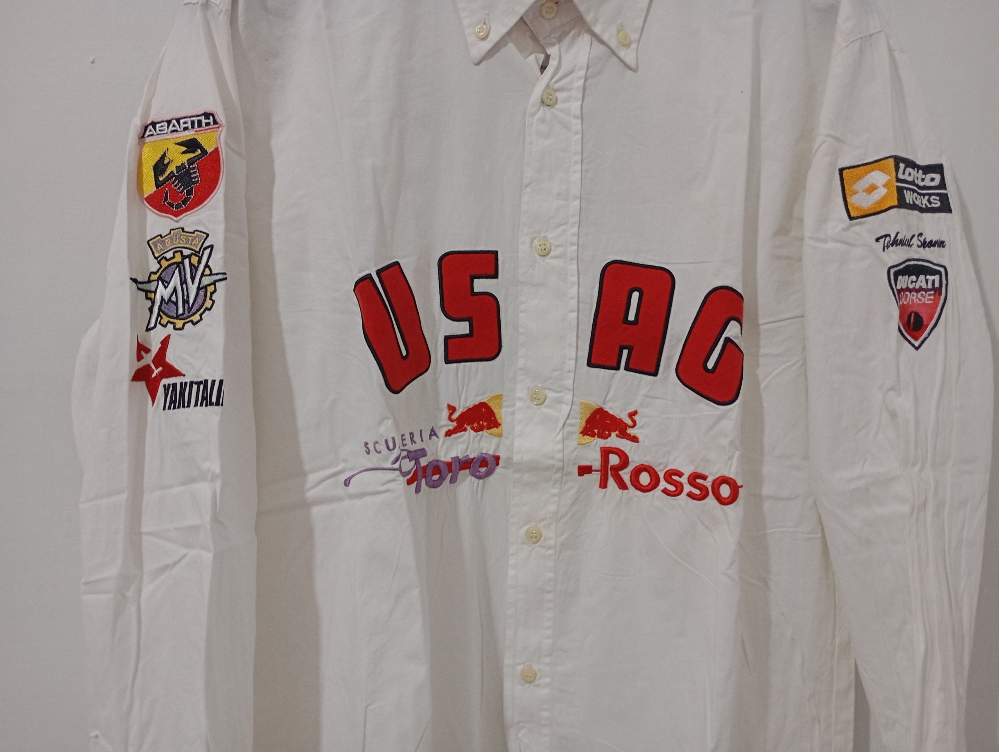 Ducati Scuderia USAG Ducati MV Agusta Racing Shirts Made in Italy Size US M / EU 48-50 / 2 - 3 Thumbnail
