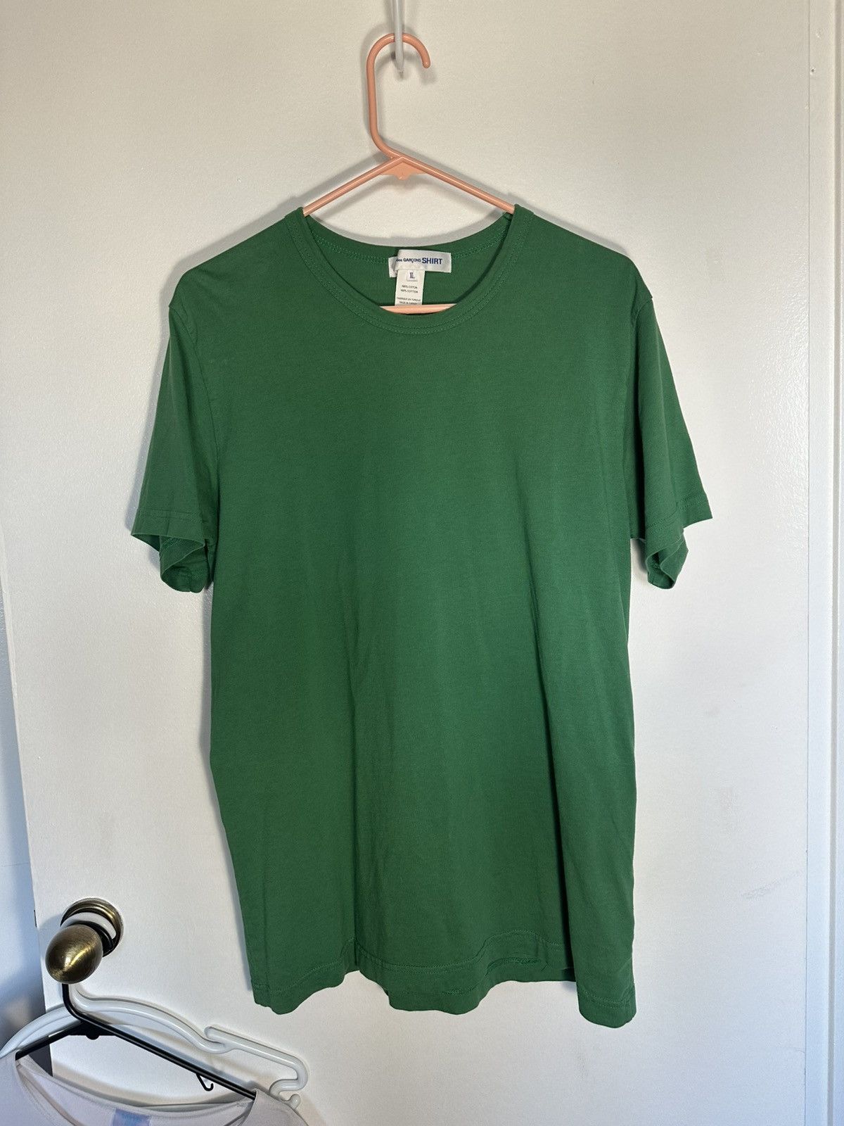 Comme des Garcons SHIRT Comme des Garcons SHIRT back logo t shirt Size US XL / EU 56 / 4 - 1 Thumbnail