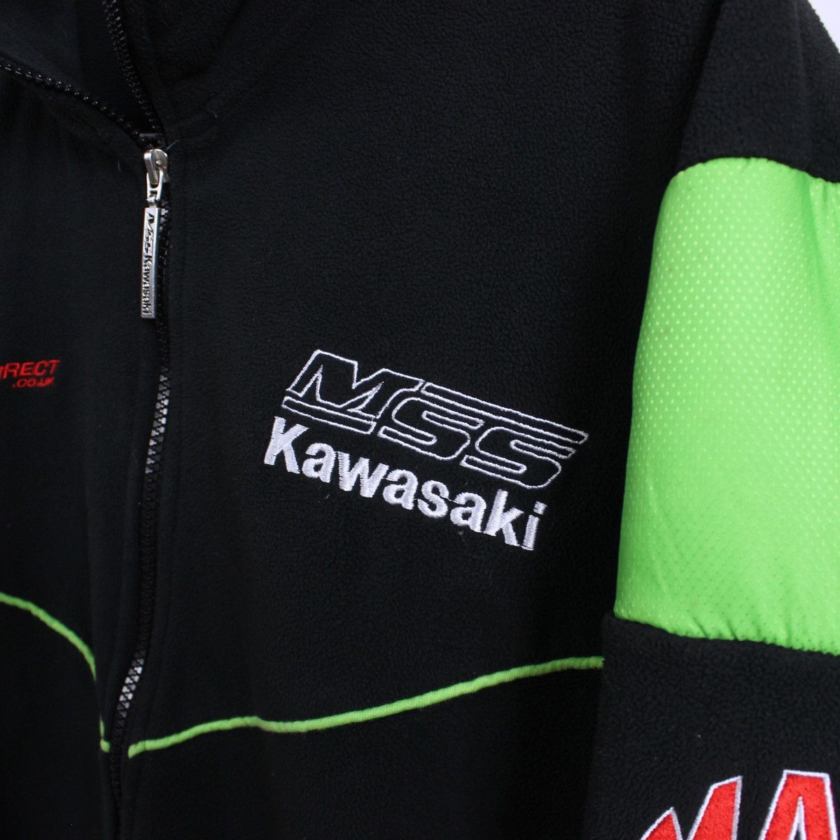Vintage Vintage MSS Kawasaki Racing Team Racing Zip Fleece Size US M / EU 48-50 / 2 - 4 Thumbnail