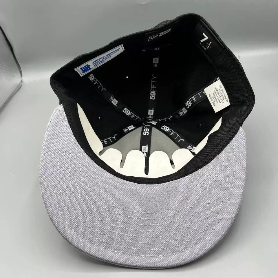 New Era Undefeated Hat Men 7 1/4 59Fifty New Era Fitted Cap New Wool Size ONE SIZE - 4 Thumbnail