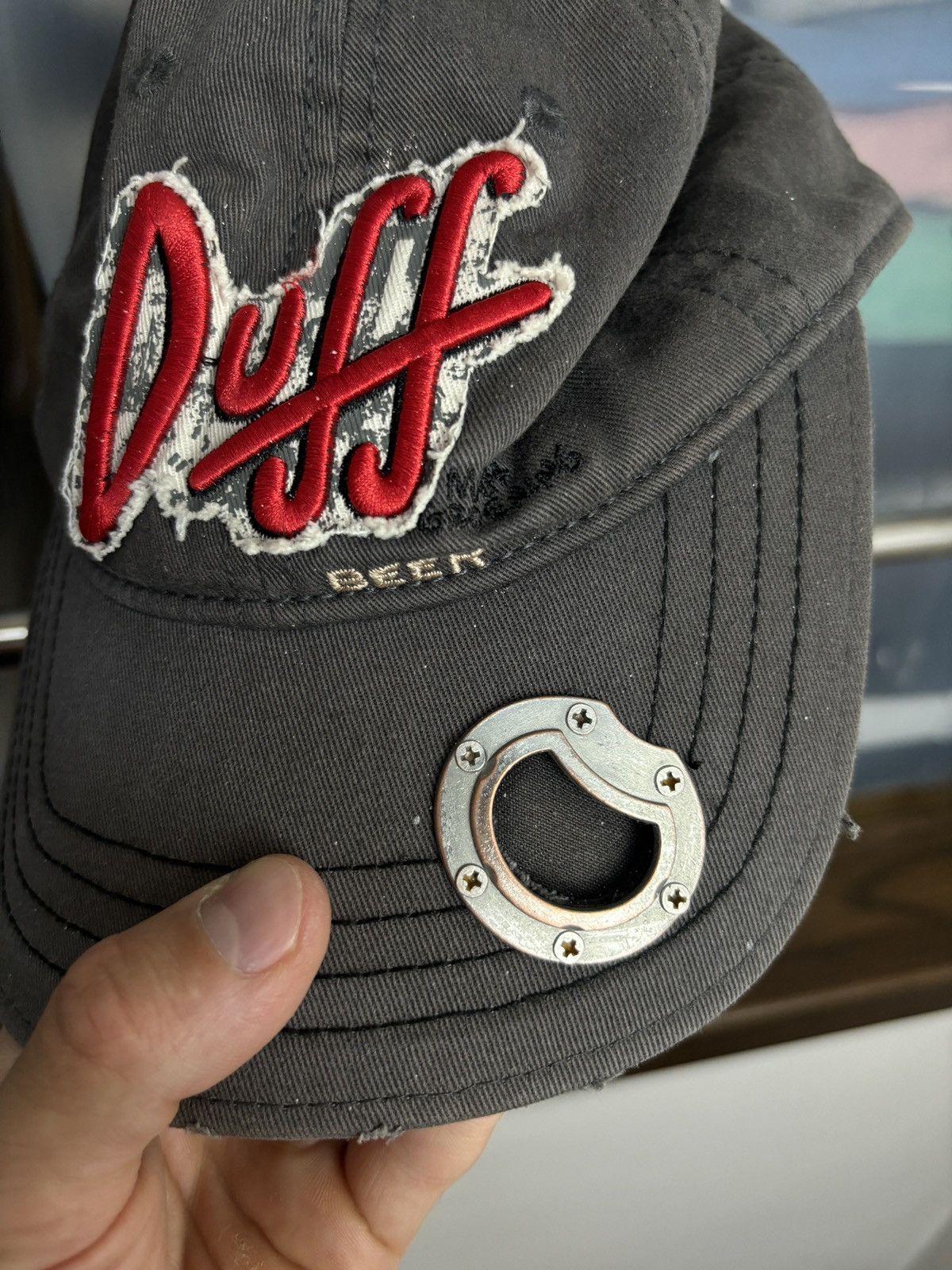 The Simpsons Duff Beer The Simpsons 90s Vintage Hat Bottle Opener Size ONE SIZE - 2 Thumbnail