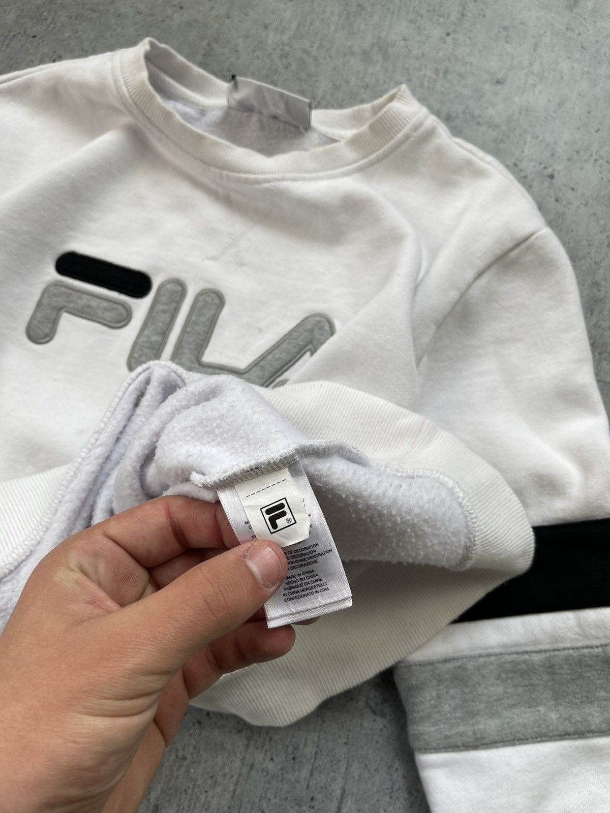 Fila FILA BIG LOGO Y2K Sweatshirt Size US XS / EU 42 / 0 - 6 Thumbnail