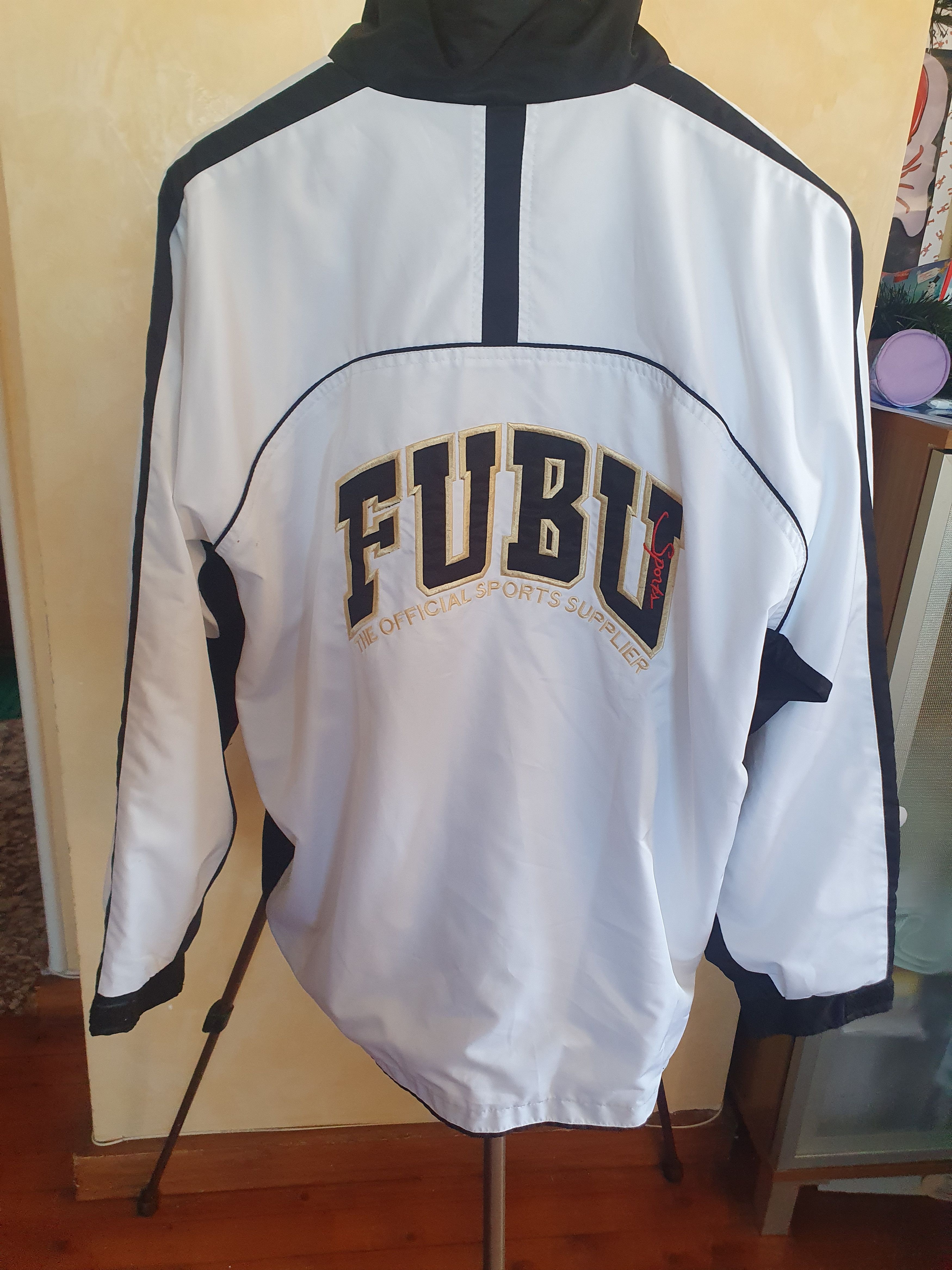 Fubu × Vintage Fubu Collection Vintage Windbreaker Y2K Jacket sz XL Size US XL / EU 56 / 4 - 8 Thumbnail