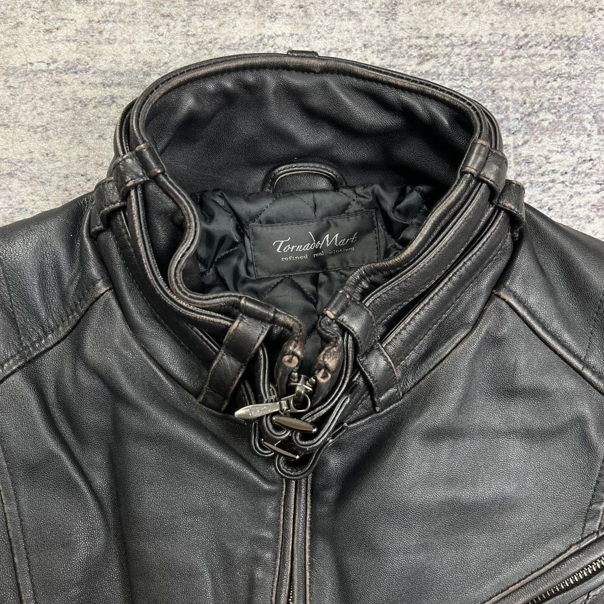 Tornado Mart Tornado mart riders leather jacket double zipper Size US L / EU 52-54 / 3 - 5 Thumbnail