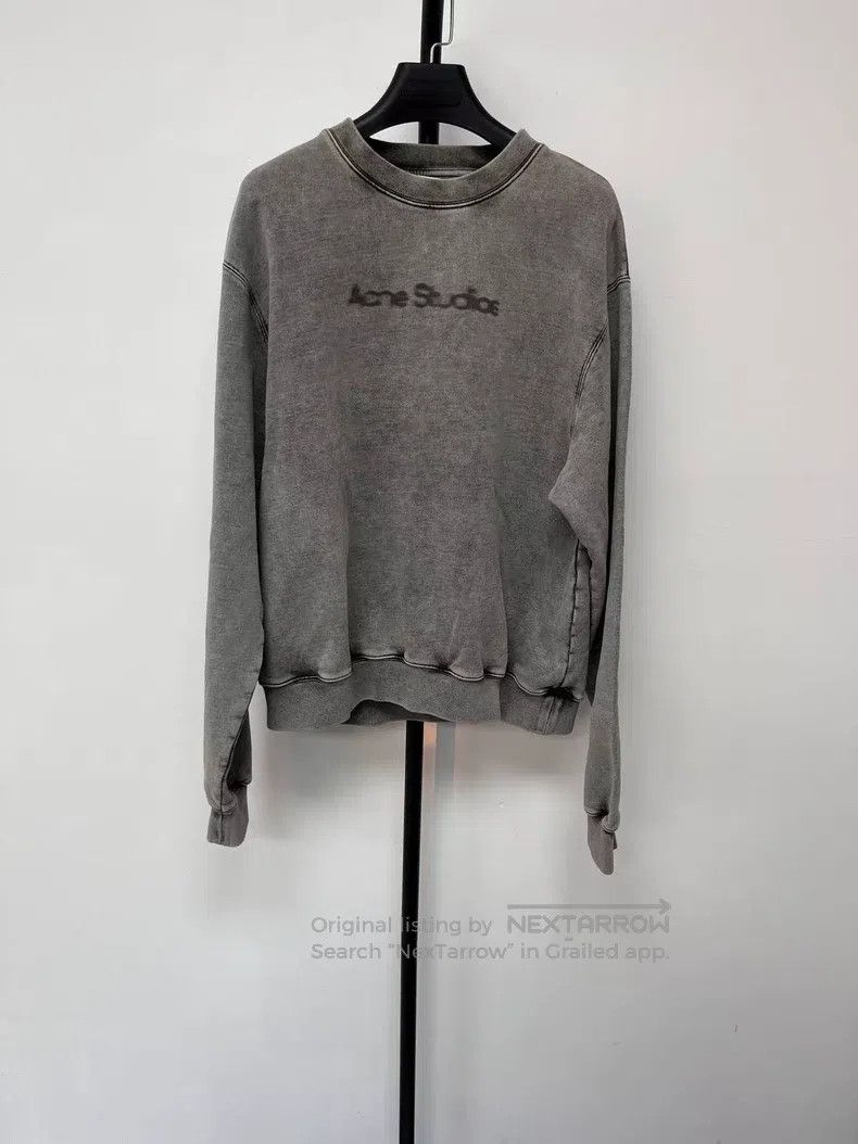 Acne Studios Loose Round Neck Long Sleeve Hooded Sweater W
