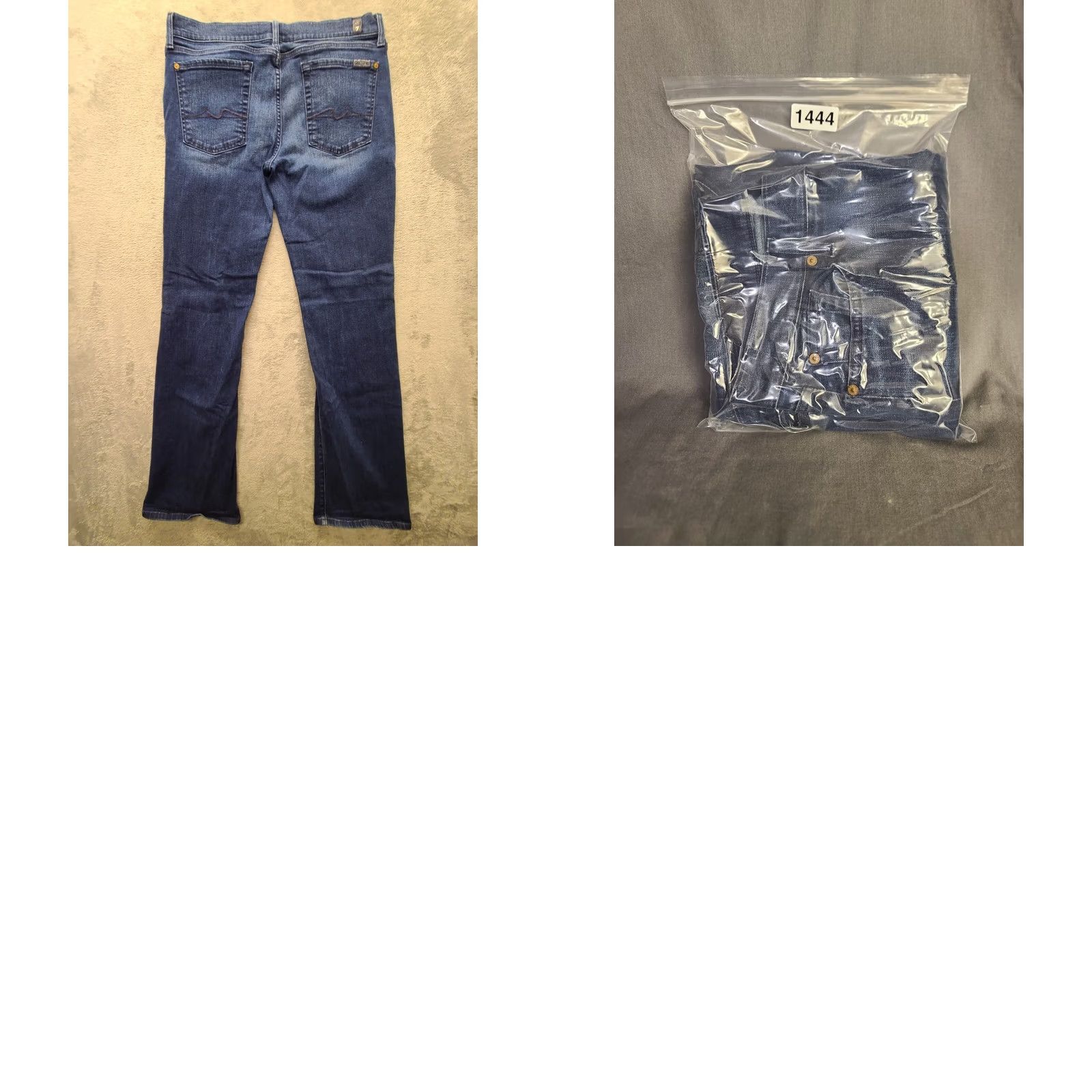 7 For All Mankind 7 For All Mankind Jeans Womens 32 Bootcut Regular Fit Straight Leg Distressed Denim Blue 7 For All Mankind Bootcut Jeans Womens 32 Size 24" / US 00 / IT 34 - 9 Thumbnail