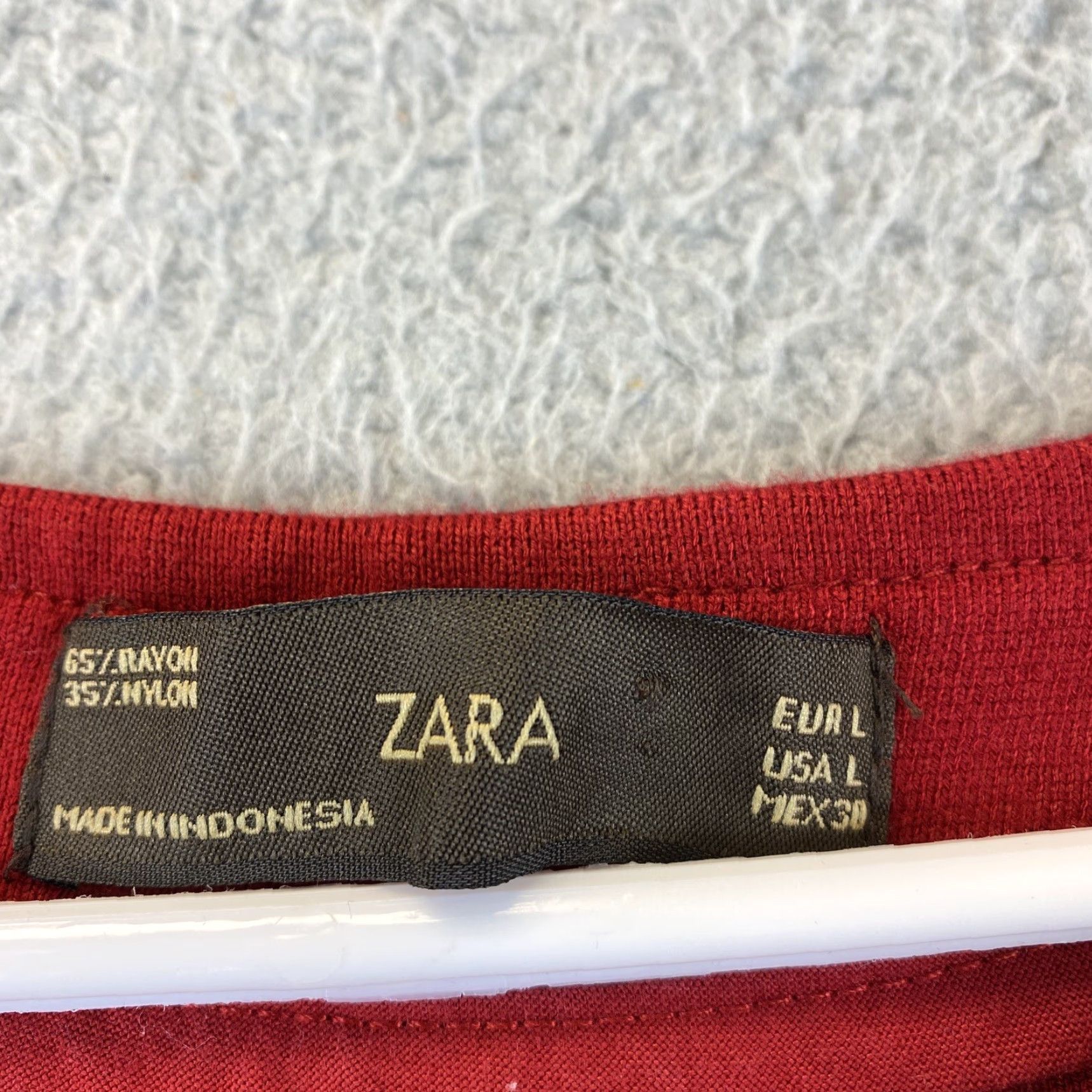 Zara ZARA Cut-Out Midi Knit Dress Limited Edition Red Women's L Sleeveless Pencil Size L / US 10 / IT 46 - 4 Thumbnail