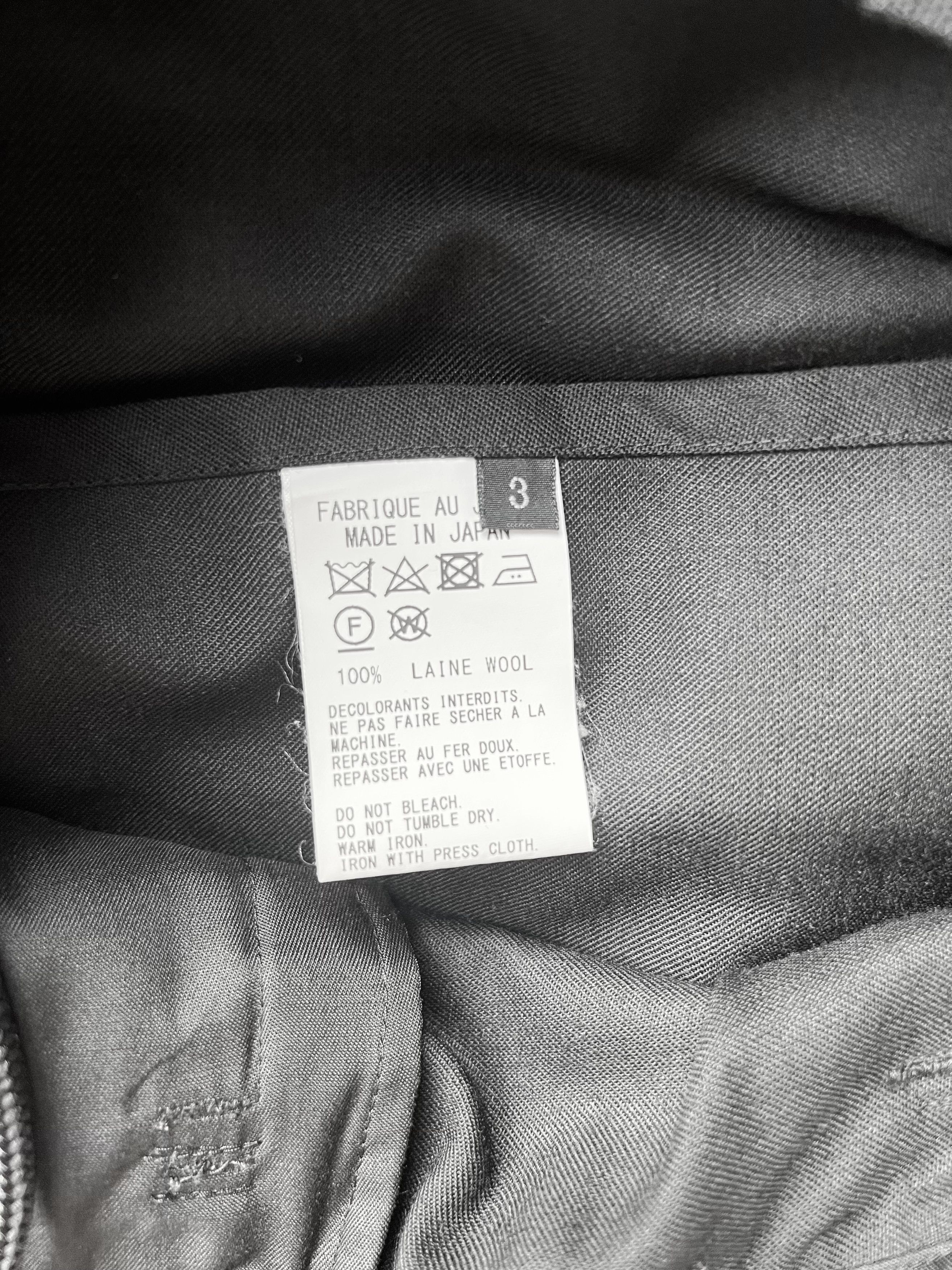 Yohji Yamamoto Yohji Yamamoto Ground Y - Wool Gabardine Wrap Balloon Pants Size US 30 / EU 46 - 10 Thumbnail
