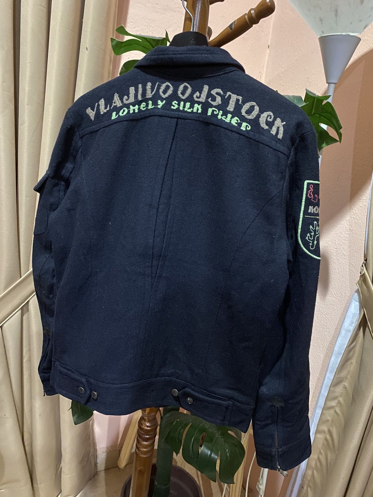Style & Co Rare Y2K Stylelab Inc Korea Black Wool Military Embroidered Size US M / EU 48-50 / 2 - 14 Thumbnail