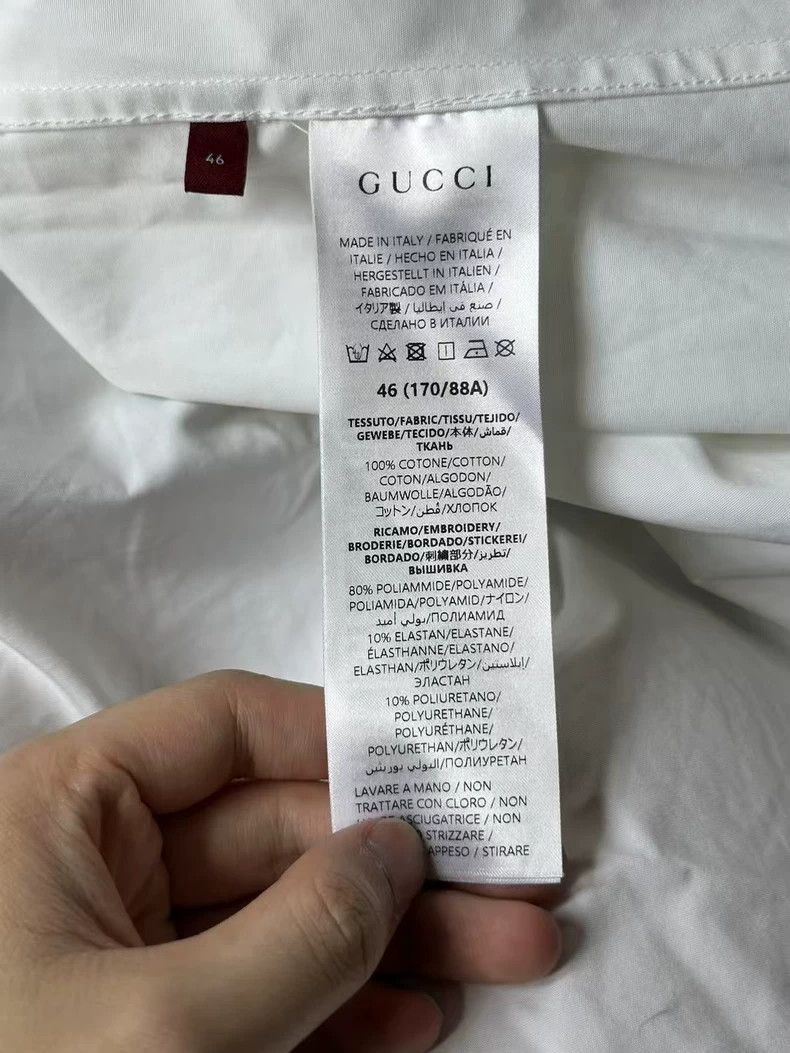 Gucci Gucci Navy collar shirt Size US S / EU 44-46 / 1 - 4 Thumbnail