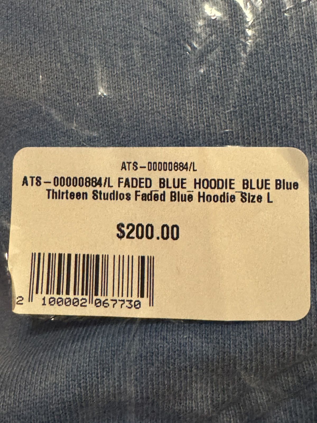 Thirteen Studios 13 Studios Faded Blue Hoodie L Size US L / EU 52-54 / 3 - 5 Thumbnail