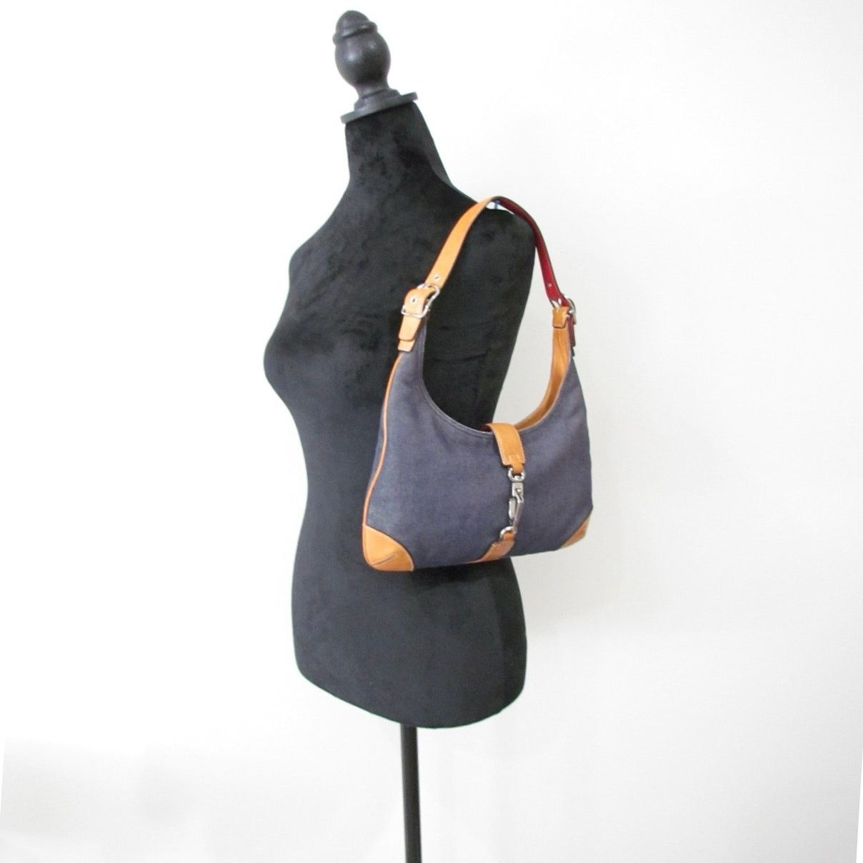 Coach Coach Y2K Vintage Denim Hobo Bag Size ONE SIZE - 4 Thumbnail