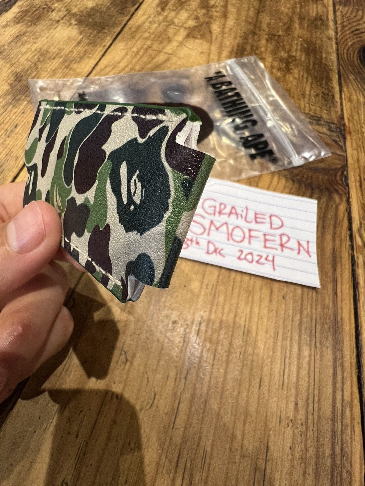 Bape BAPE CASE / SLEEVE GREEN CAMO Size ONE SIZE - 7 Thumbnail