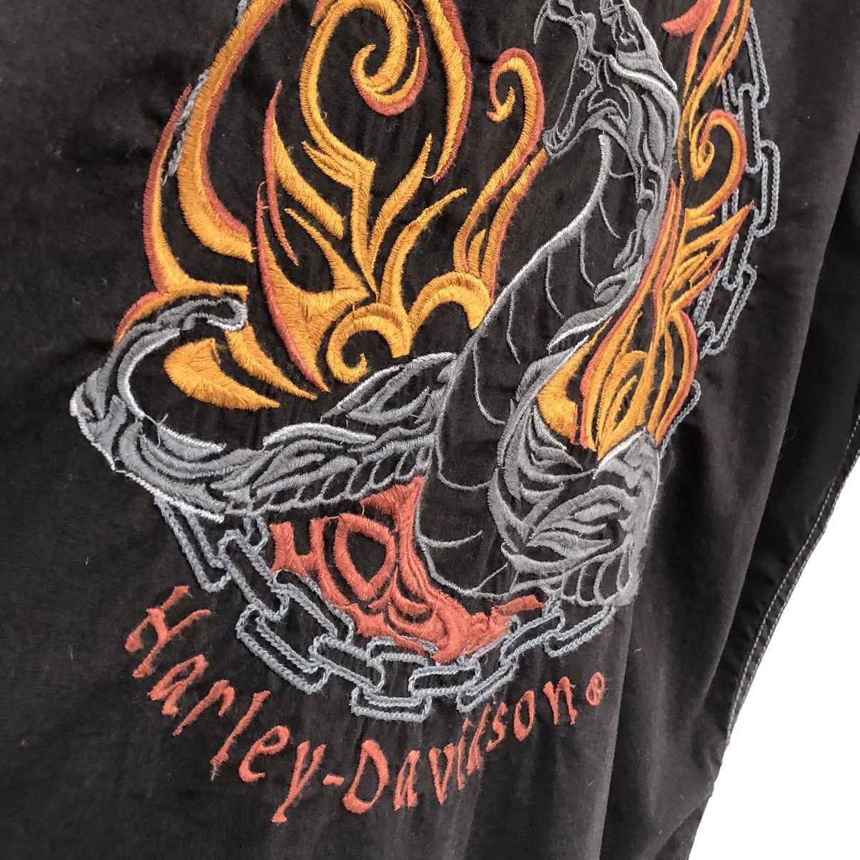 Harley Davidson Harley Davidson Embroidery Snack Logo Short Sleeve Shirt Size US M / EU 48-50 / 2 - 16 Thumbnail