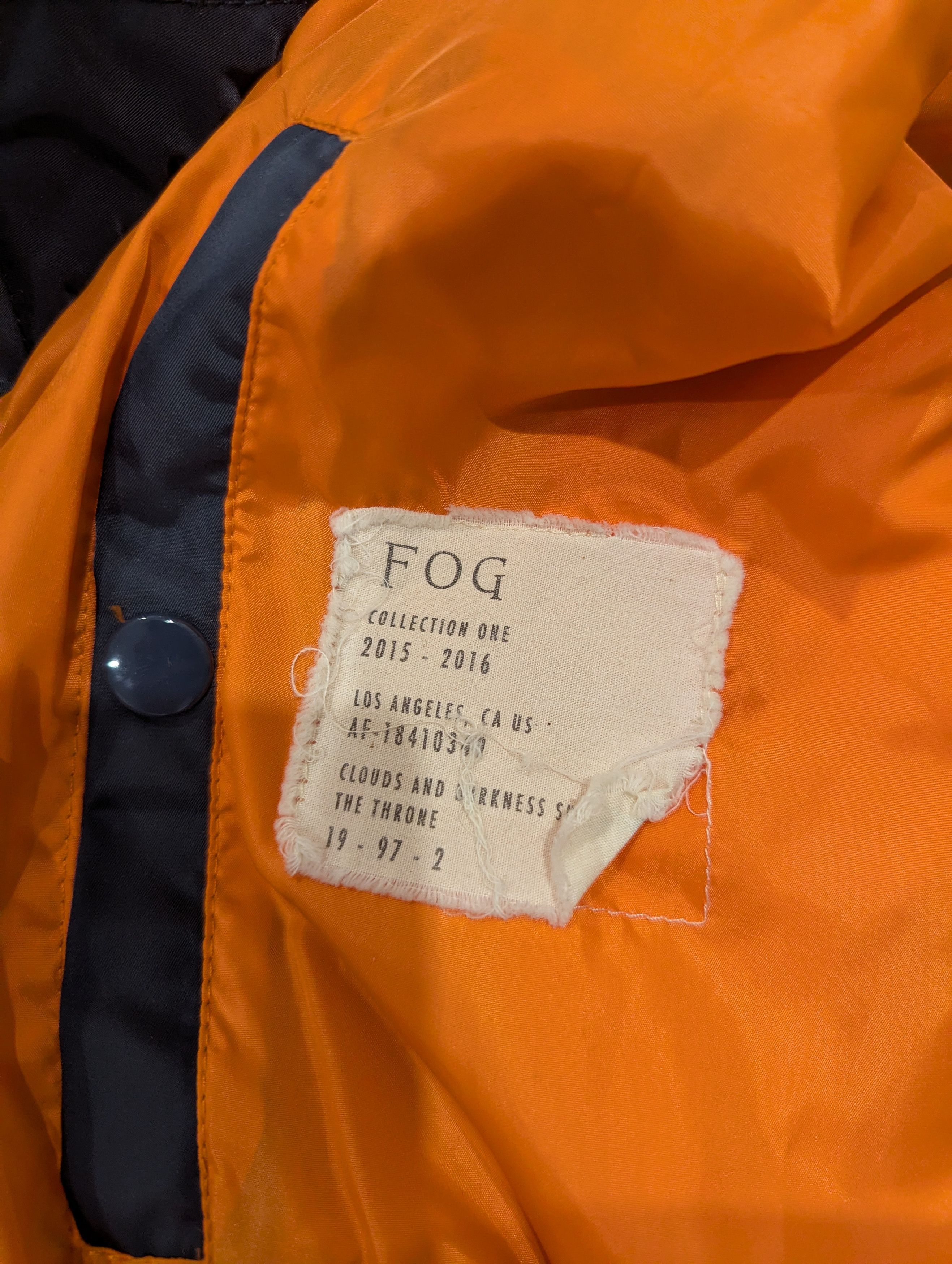 Fear of God FOG Collection 1 Bomber Jacket Size US S / EU 44-46 / 1 - 4 Thumbnail