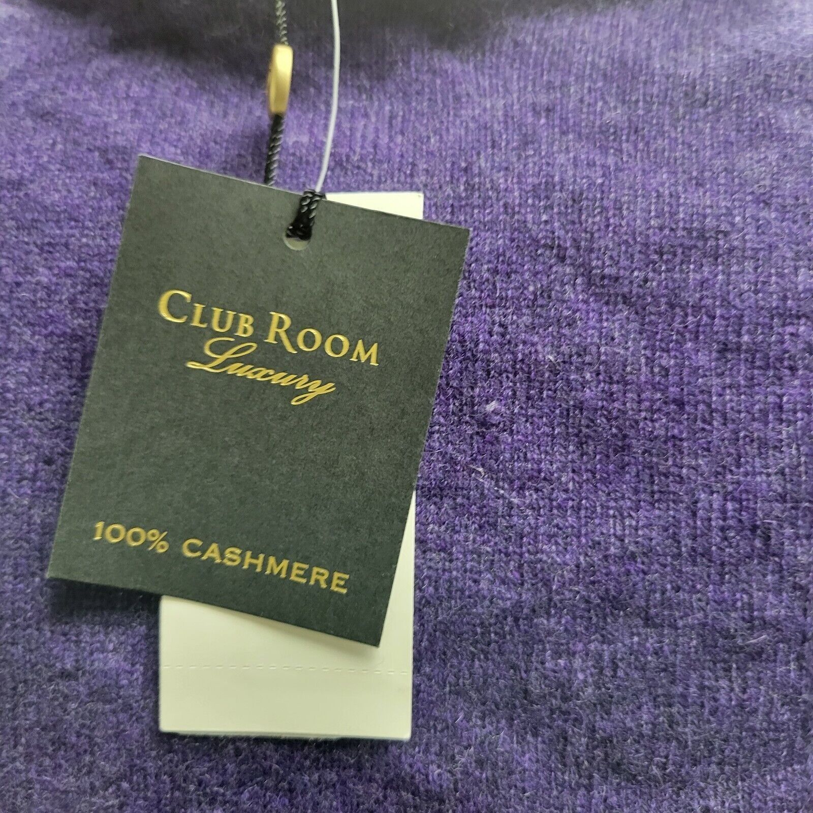 Club Room Men's Clubroom 100% Cashmere Sweater. Size Large. New With T Size US L / EU 52-54 / 3 - 7 Thumbnail