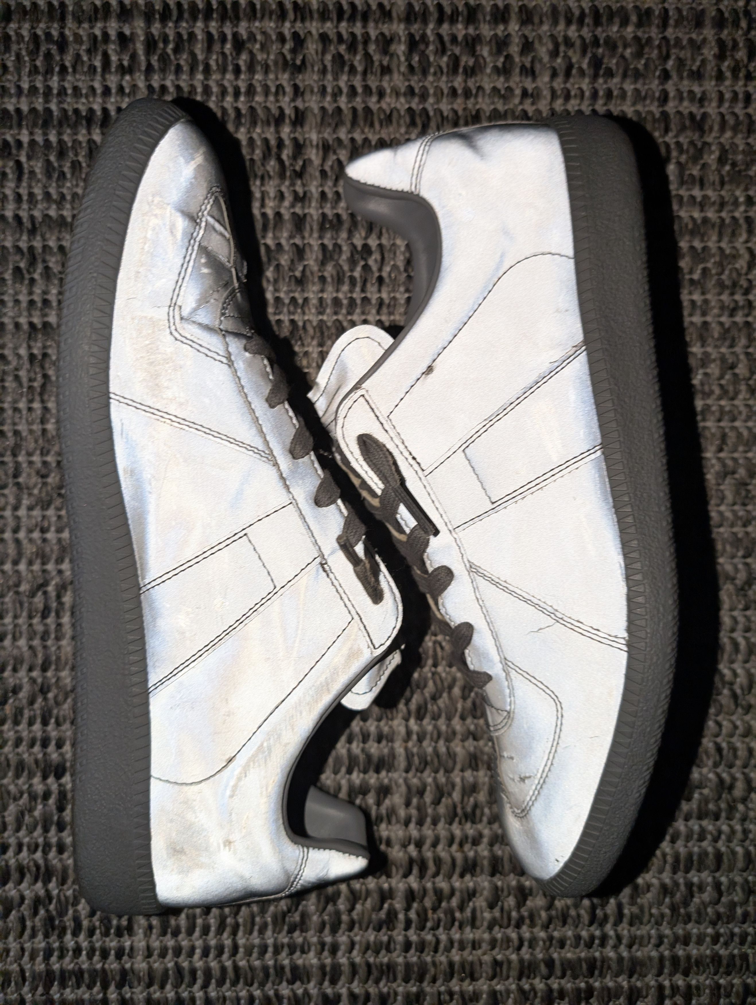Maison Margiela Maison Margiela Gat 3M Reflective Grey Silver Sneakers Size US 9 / EU 42 - 10 Thumbnail