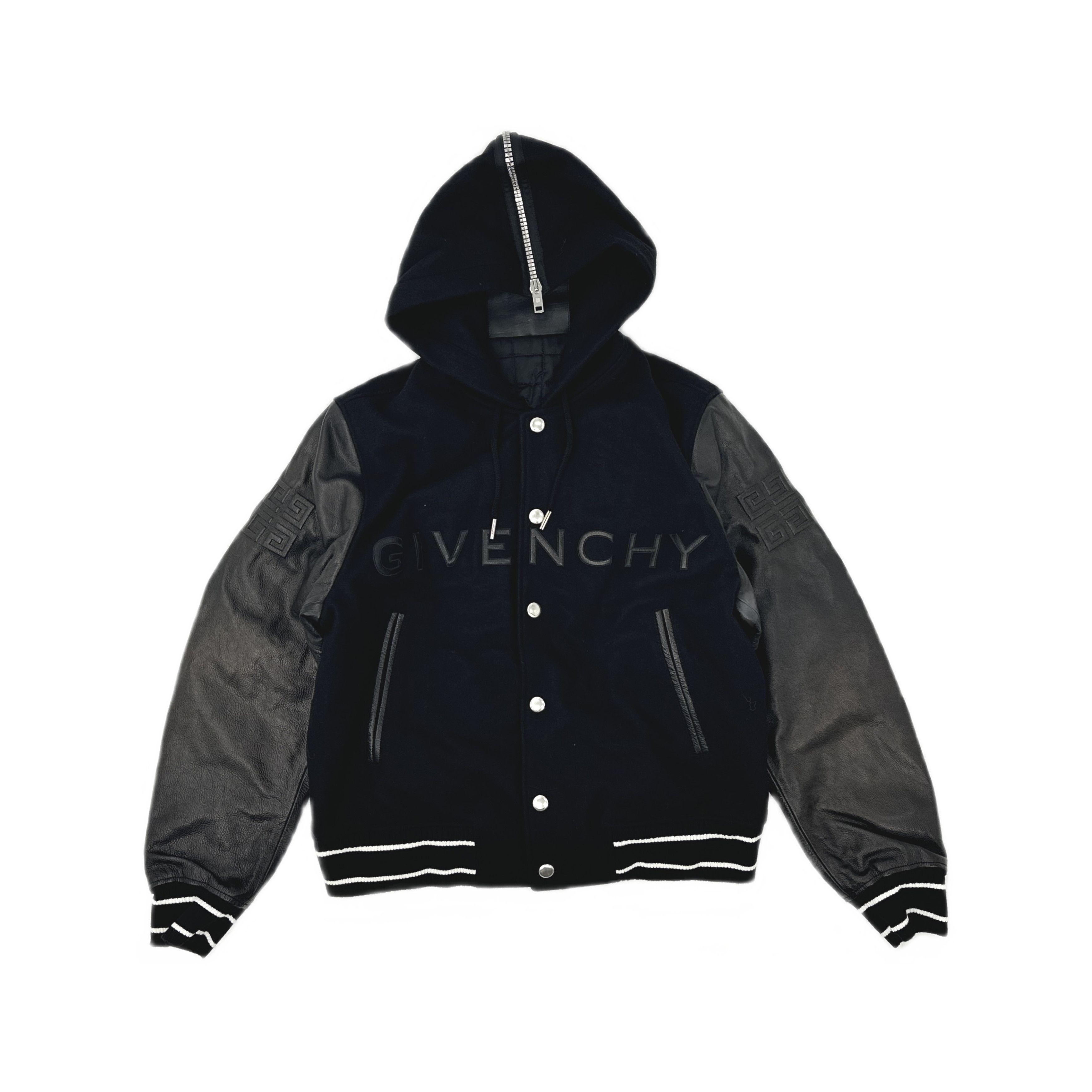 Givenchy Givenchy Logo Embossed Varsity Jacket Size 48 Size US M / EU 48-50 / 2 - 1 Thumbnail
