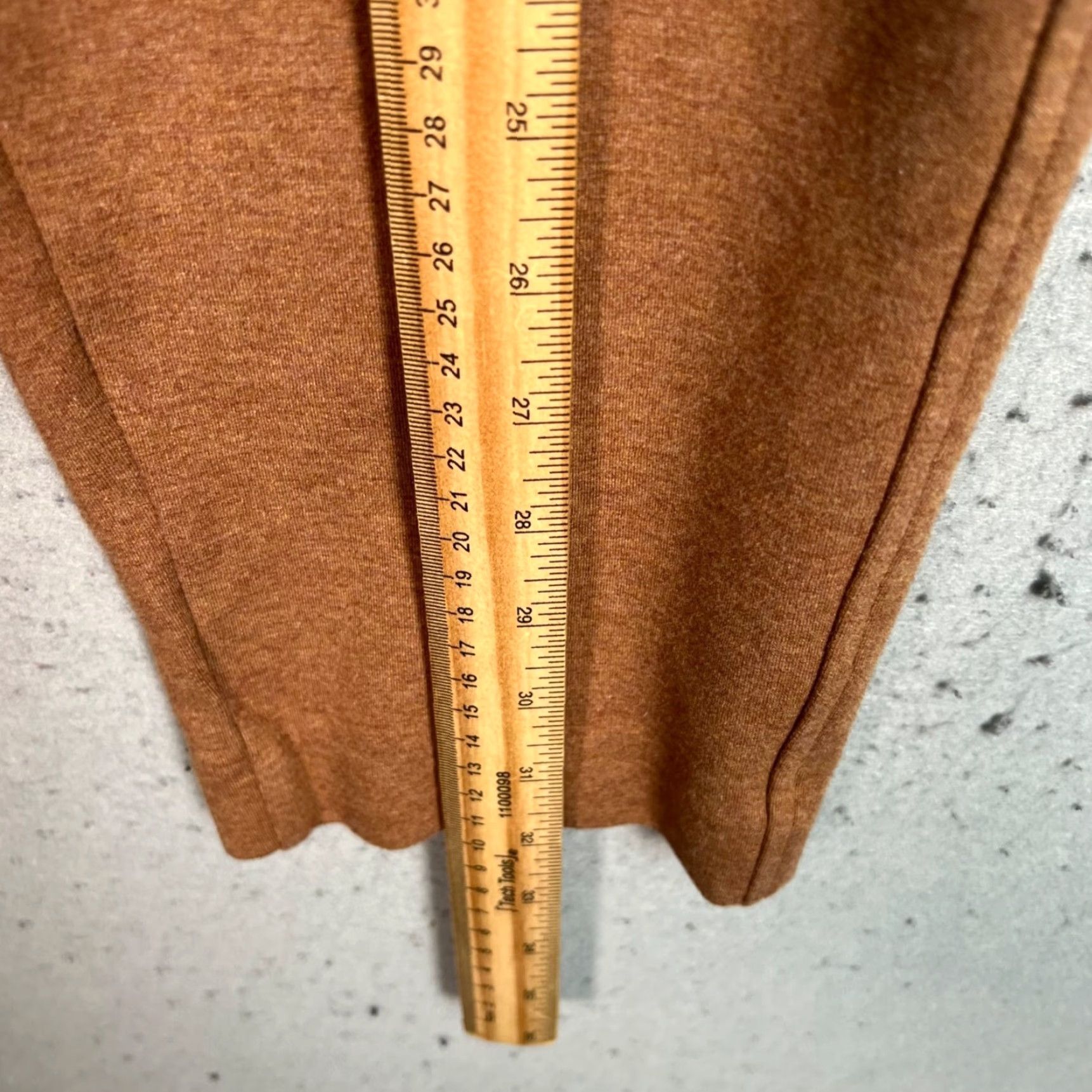 Everlane Everlane Womens XS Brown Cropped Knit Pants Tapered Seam Detail Casual Size 26" / US 2 / IT 38 - 6 Thumbnail