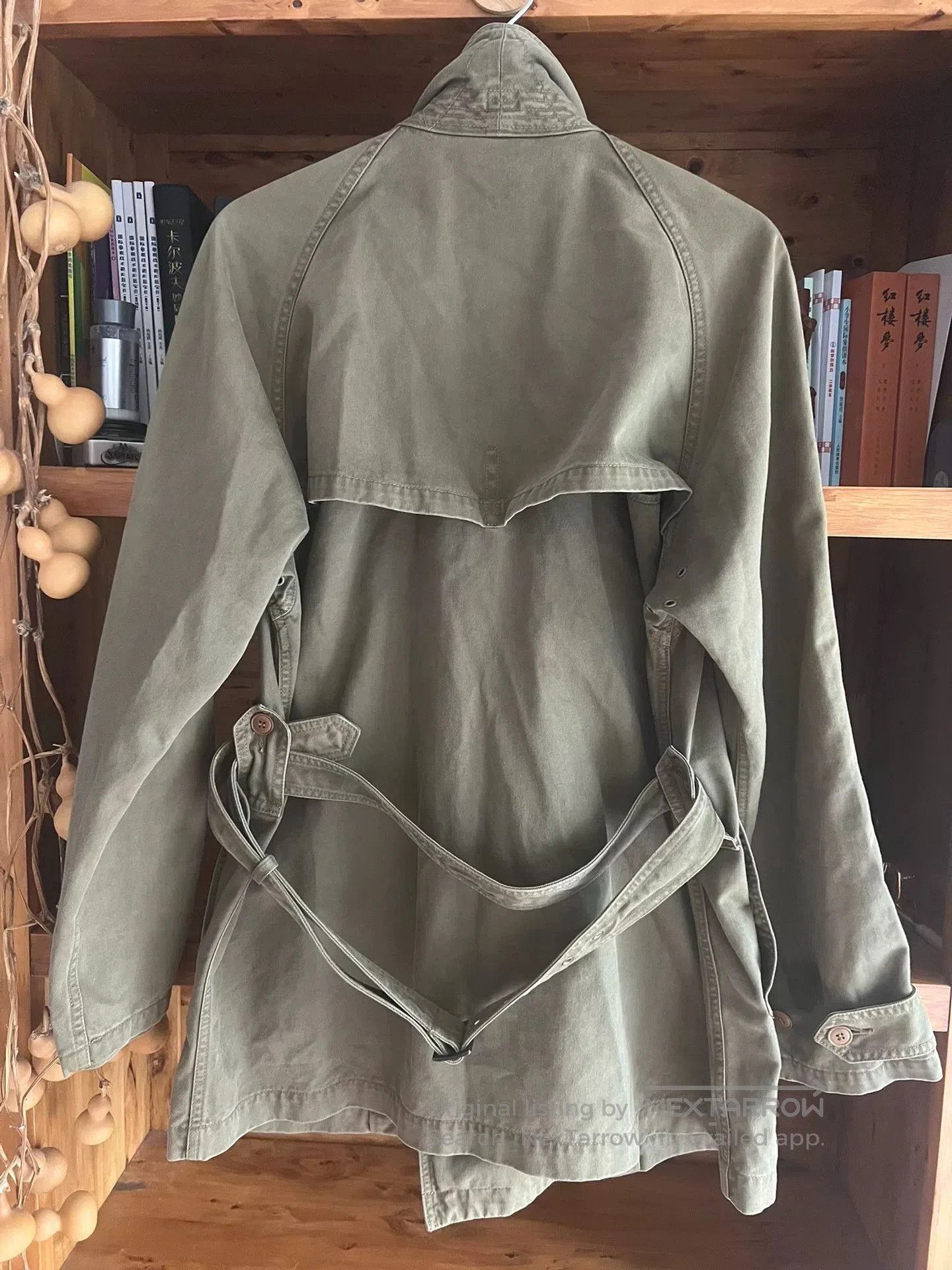COLIMBO long military canvas jacket by colimbo. Size US M / EU 48-50 / 2 - 7 Thumbnail