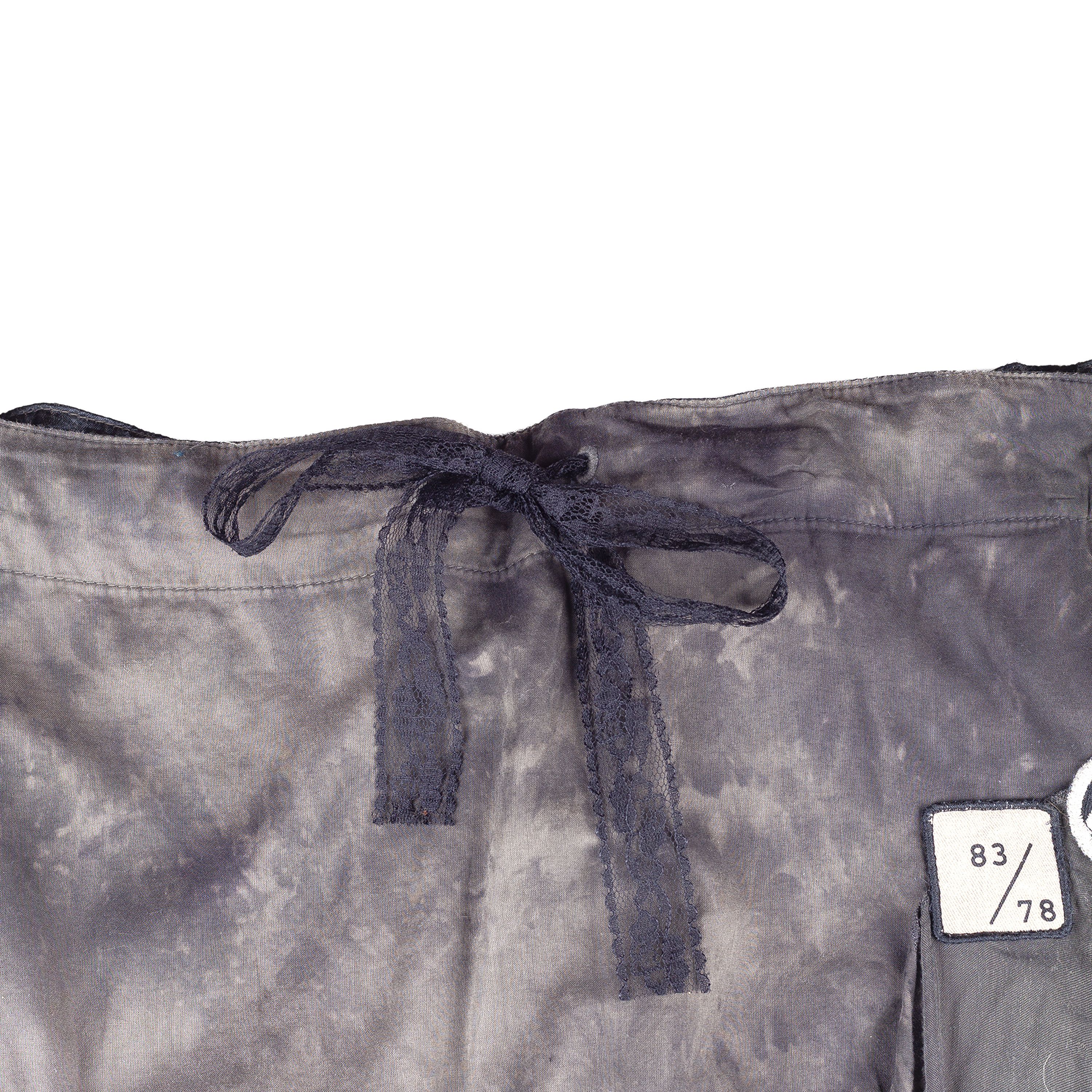Diesel Diesel Vintage Tie-Up Black Wash Lace Asymmetrical Skirt Size 27" / US 4 / IT 40 - 3 Thumbnail