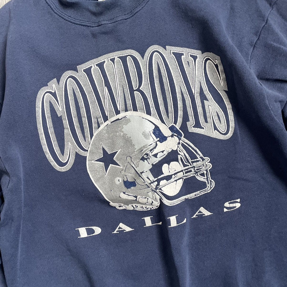 Vintage 90s Y2K Dallas Cowboys Vintage player sweatshirt Size US L / EU 52-54 / 3 - 2 Thumbnail