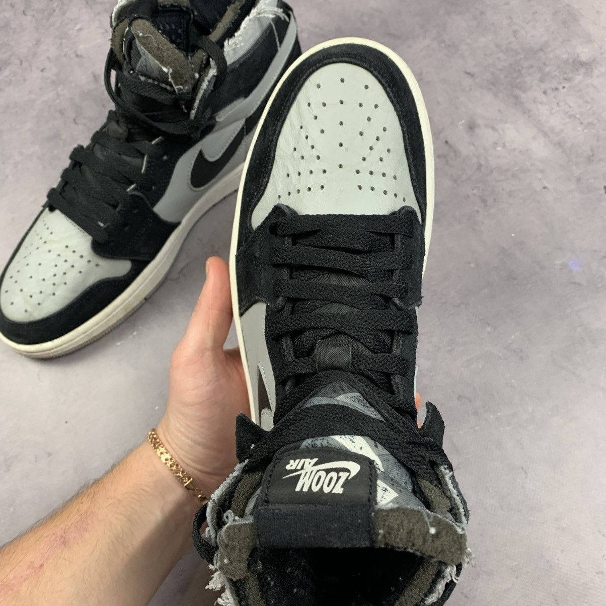 Jordan Brand Nike Air Jordan 1 Zoom High Sneakers Size US 9.5 / EU 42-43 - 10 Thumbnail