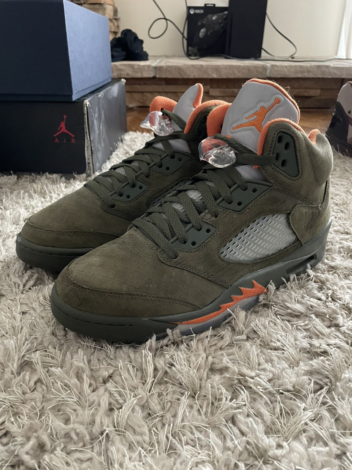Jordan Brand Jordan 5 Olive Size US 10 / EU 43 - 1 Thumbnail