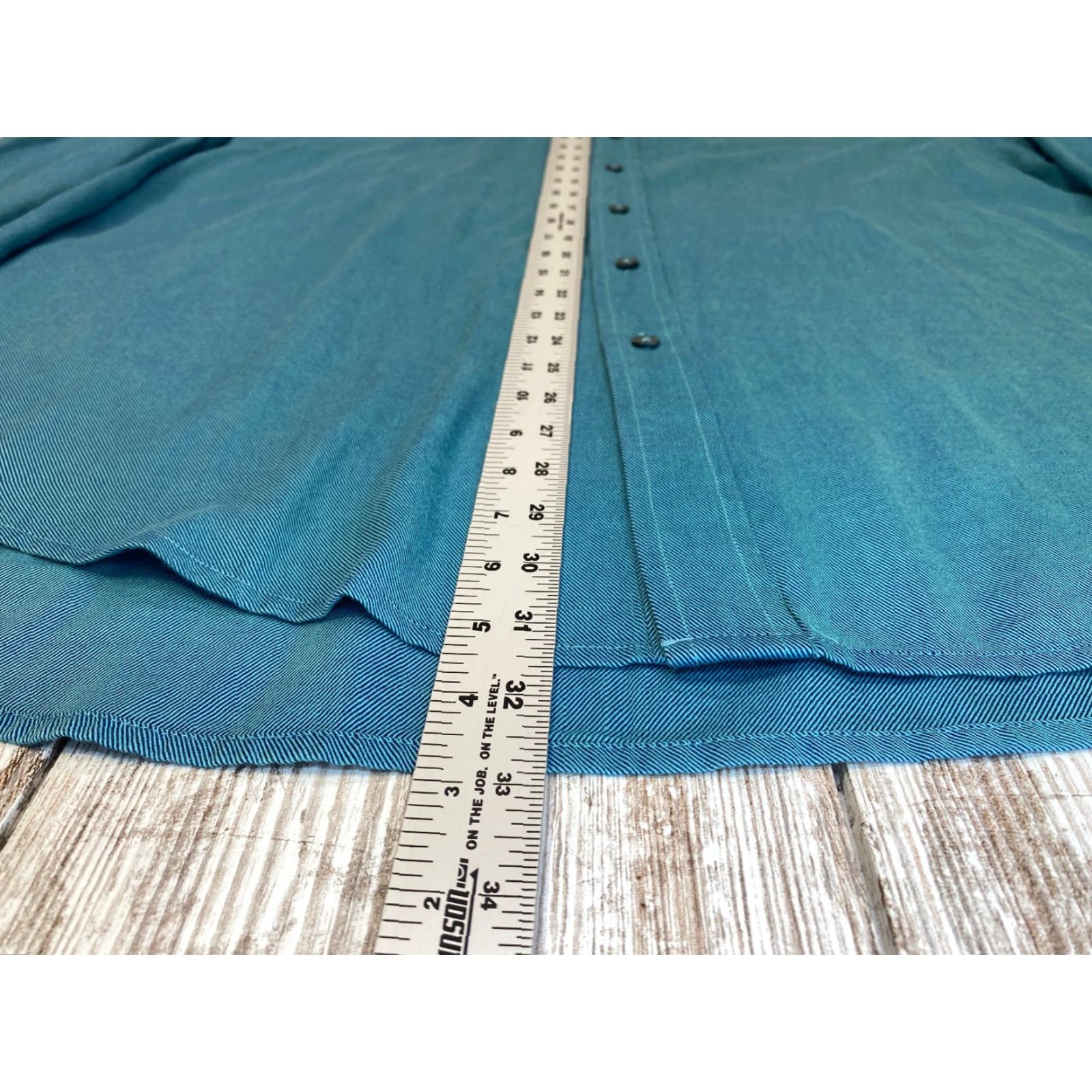 Robert Graham Robert Graham Button Down Shirt Men's 2XL Teal 100% Cotton 7298 Size US XXL / EU 58 / 5 - 7 Thumbnail