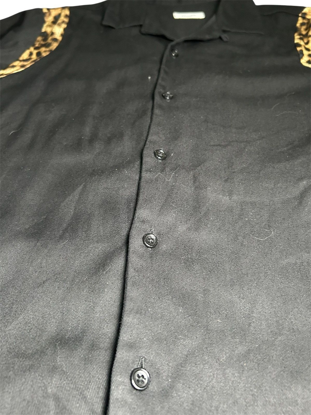 Tomorrowland Tomorrowland Black Leopard Long Sleeve Open Collar Shirt Size US XS / EU 42 / 0 - 5 Thumbnail