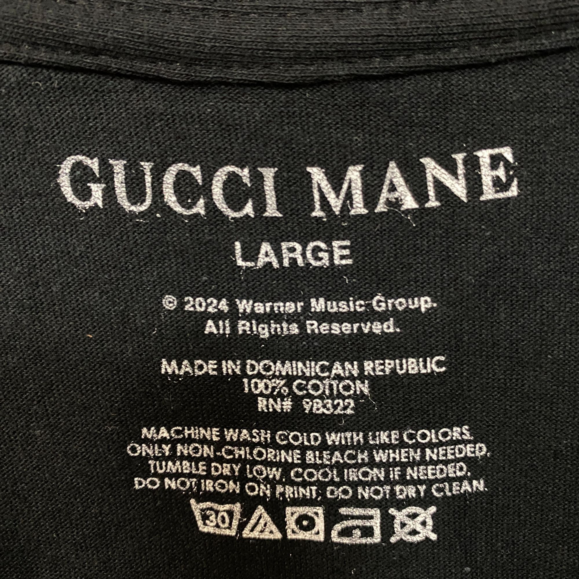 Rap Tees Gucci Mane Graphic Design T-Shirt Large Size US S / EU 44-46 / 1 - 4 Thumbnail