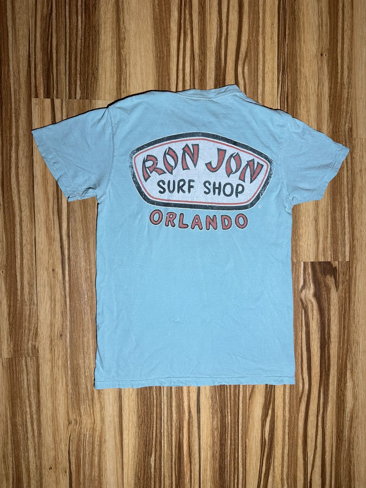 Ron Jon Surf Shop Ron Jon Light Blue Surf Shop Tee Orlando Size US M / EU 48-50 / 2 - 1 Thumbnail