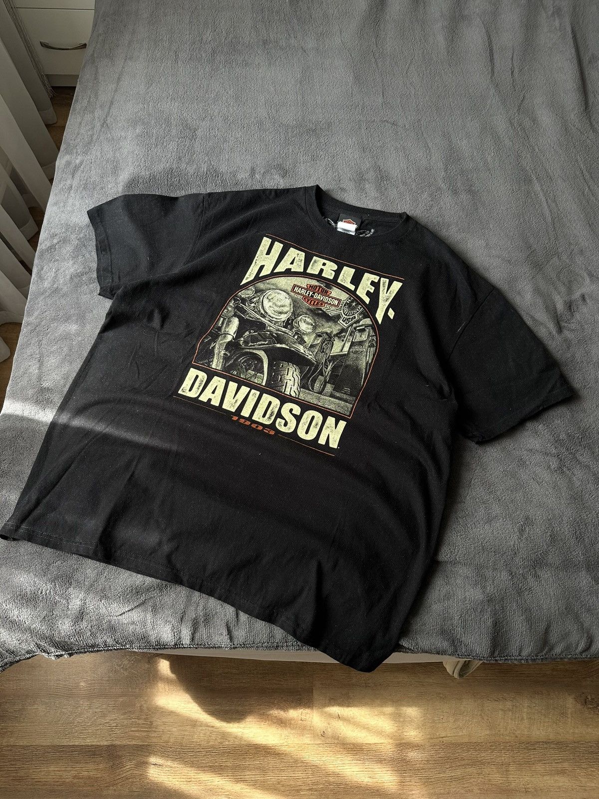 Band Tees × Harley Davidson × Vintage Vintage Harley Davidson Canada Bears Tee Size US XL / EU 56 / 4 - 2 Thumbnail