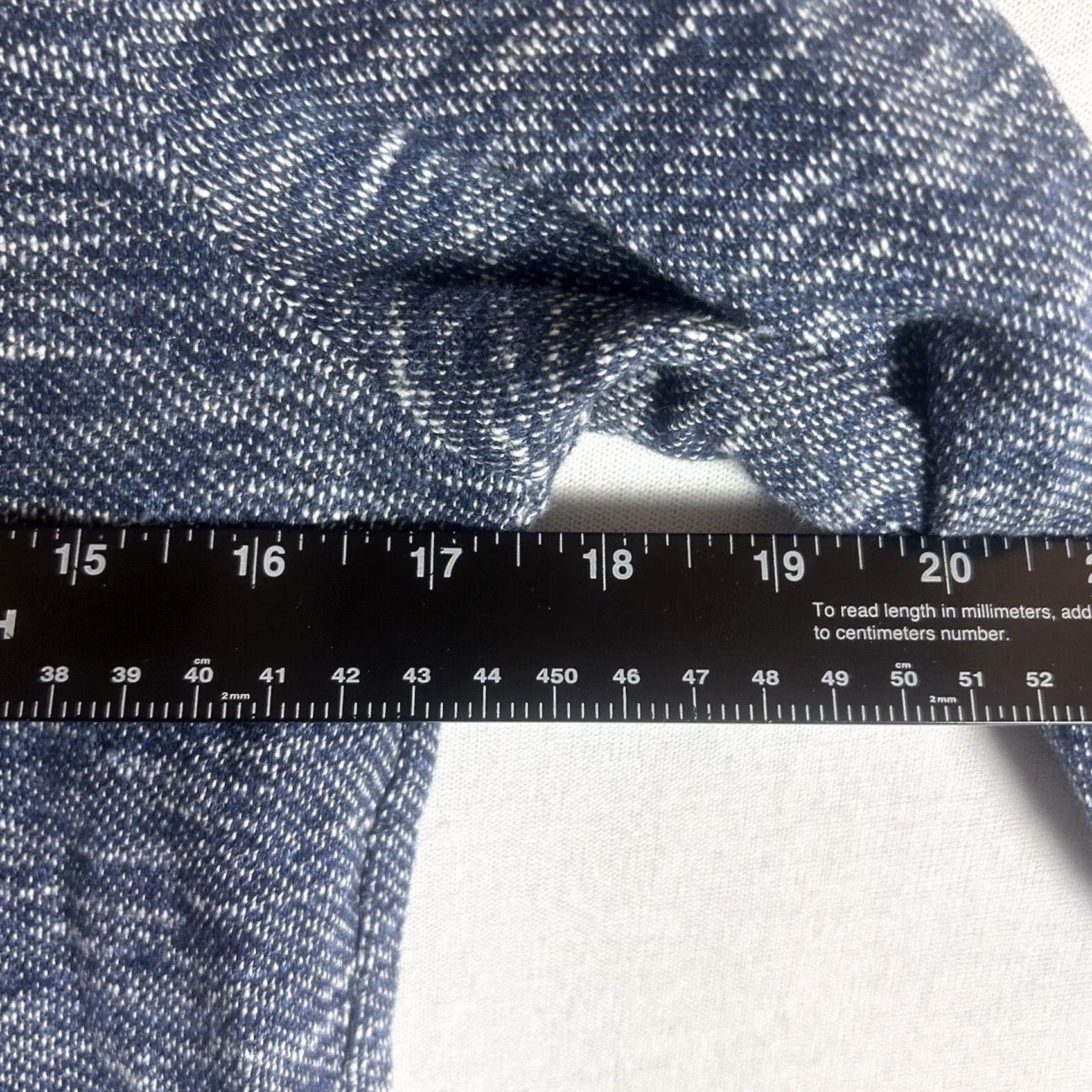 J.Crew VINTAGE J.Crew Womens Crewneck Sweater XS Beaded Jeweled Blue Space Dye L/S Size XS / US 0-2 / IT 36-38 - 6 Thumbnail