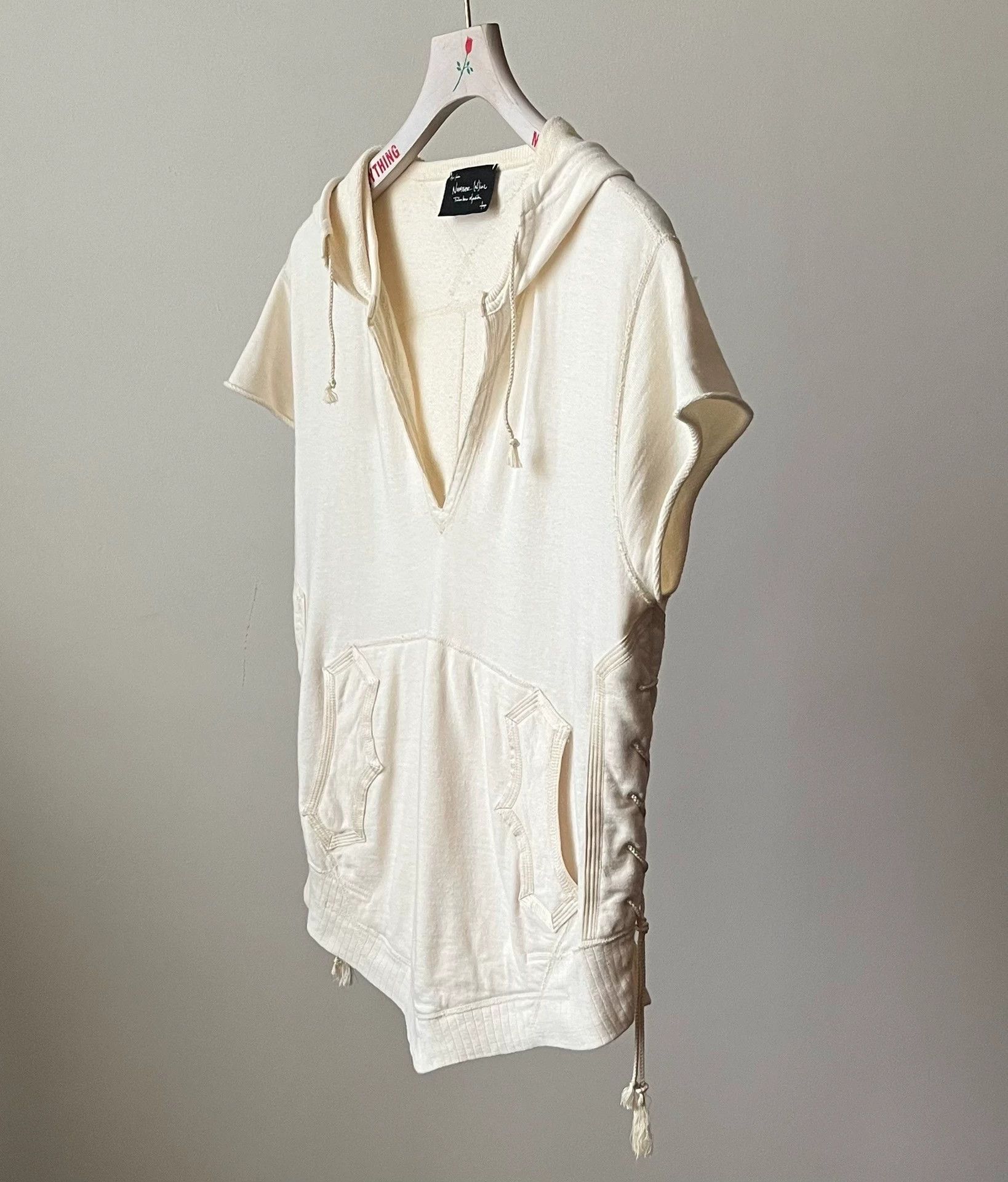 Number (N)ine Number (N)ine 09SS Vintage Ivory Hoodie Size US M / EU 48-50 / 2 - 3 Thumbnail