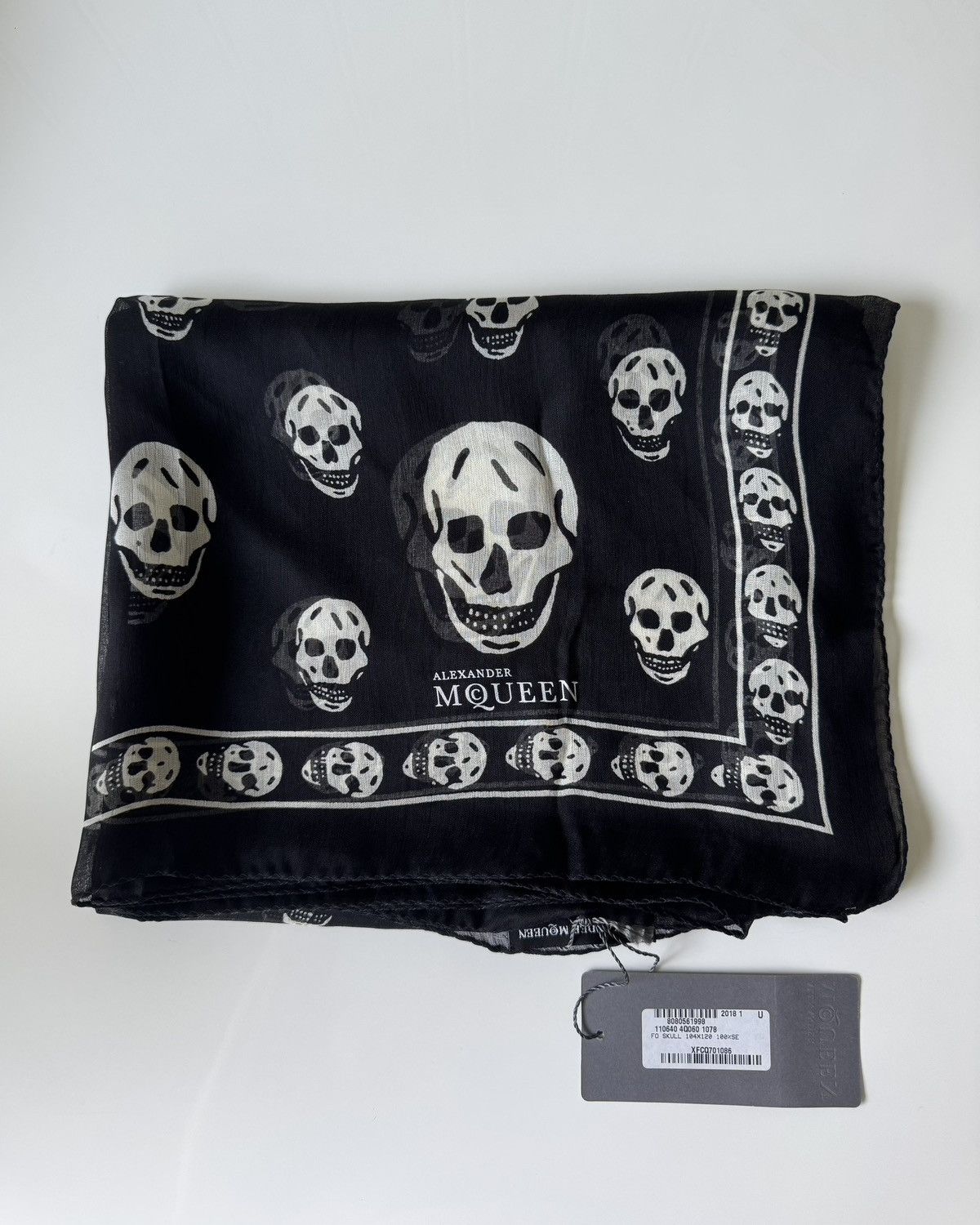 Alexander McQueen Alexander McQueen Skull Scarf Size ONE SIZE - 7 Thumbnail