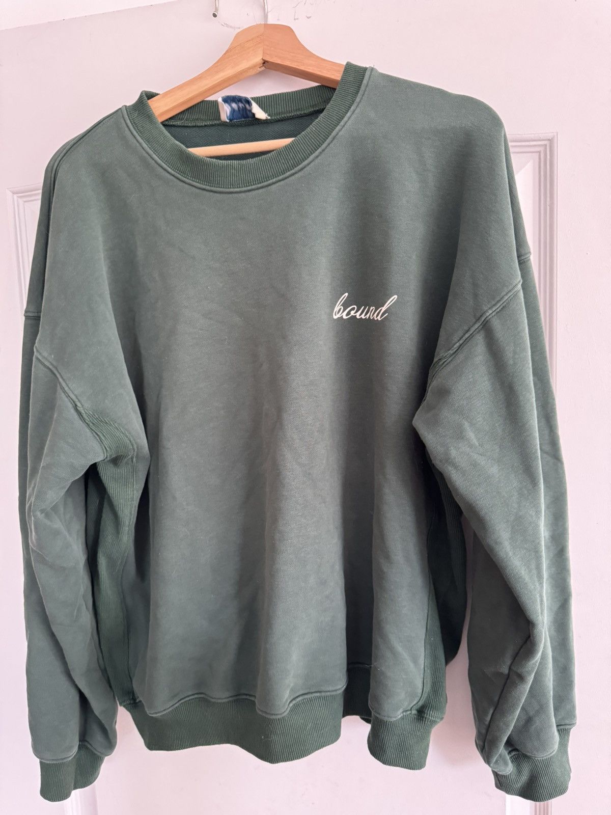 Other Hunter Green Pullover Sweatshirt Size US L / EU 52-54 / 3 - 1 Thumbnail