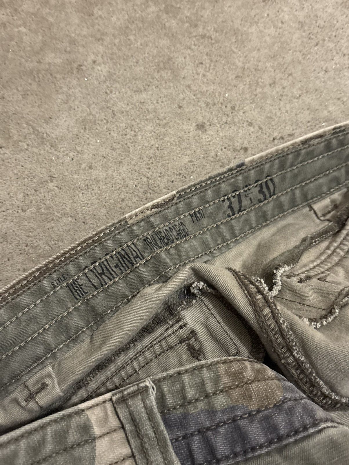 Redhead Vintage Y2K RedHead Men's Green Camo Denim Cargo Pants Size US 32 / EU 48 - 12 Thumbnail