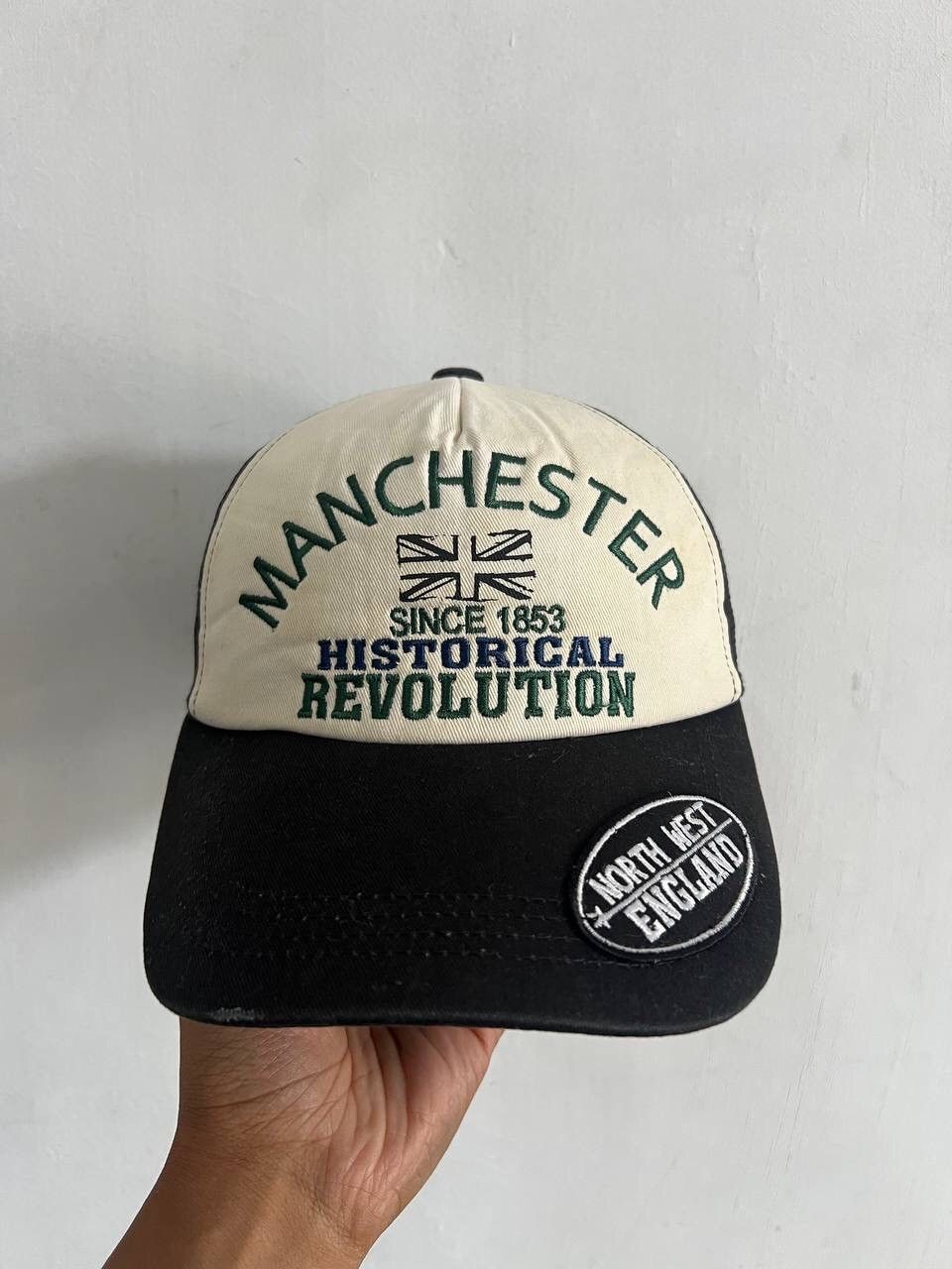 Hat Club Manchester Historical Revolution Anti Label Trucker Hat Size ONE SIZE - 2 Thumbnail