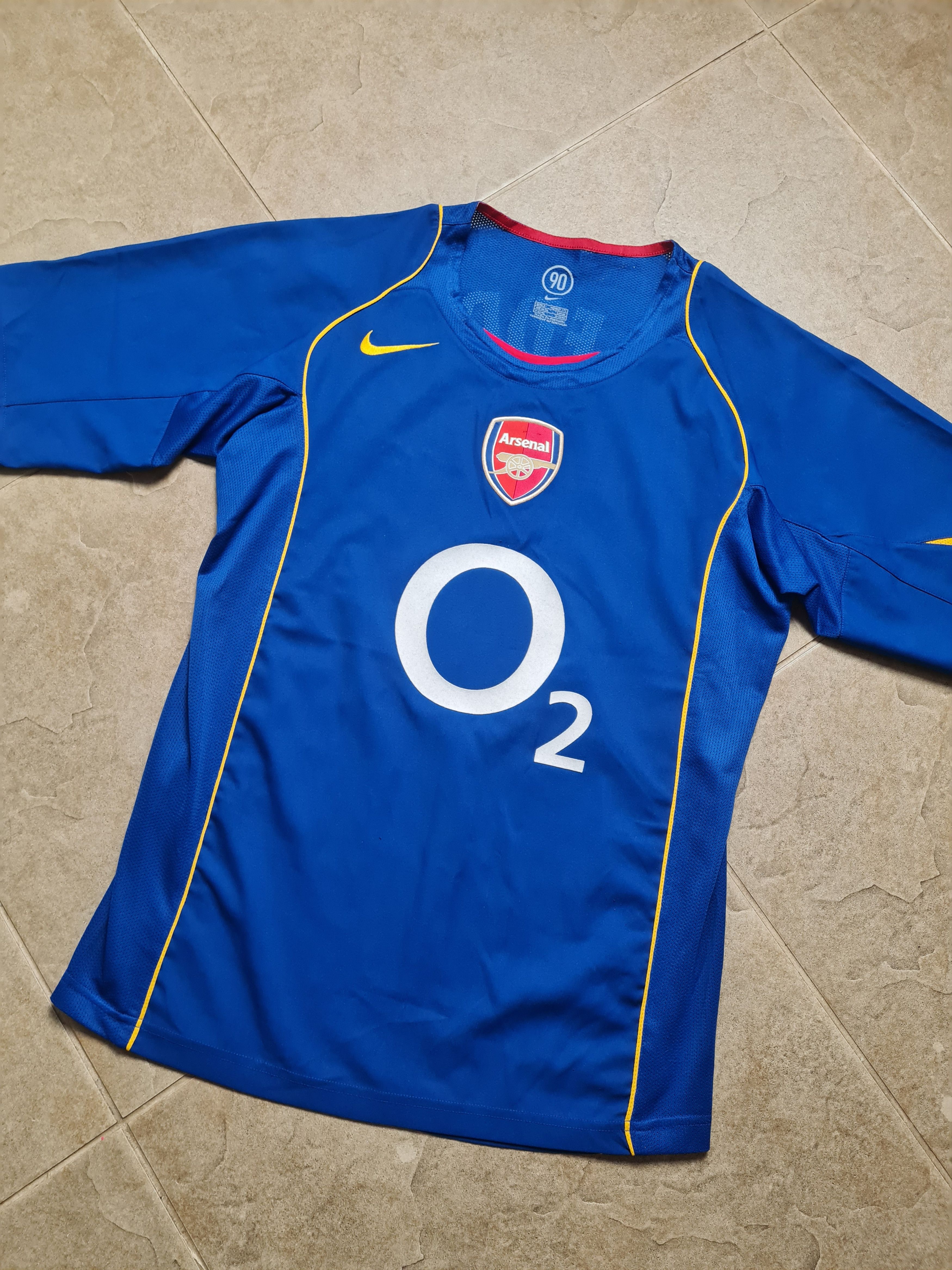 Nike Jersey Nike Arsenal 2004-2005 Rare Away Kit Soccer Shirt #8 Size US S / EU 44-46 / 1 - 7 Thumbnail